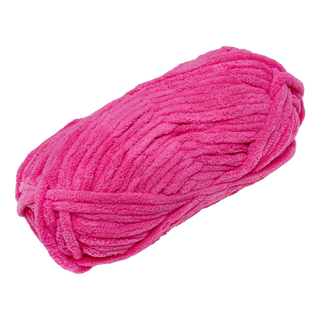 Snuggly Blanket Knitting/Crochet Yarn 100% Polyester Fushia 50m 100g
