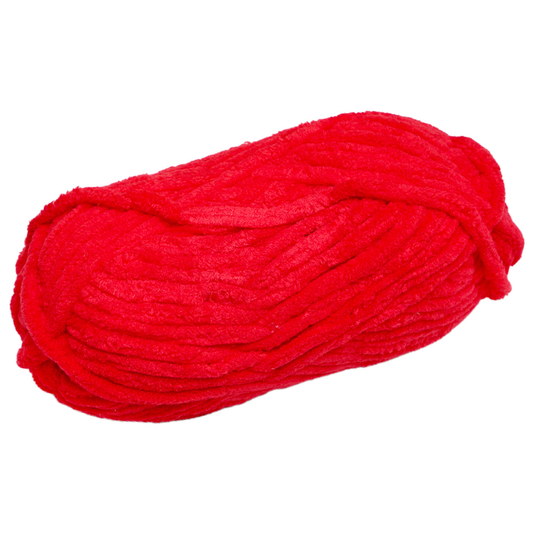 Snuggly Blanket Knitting/Crochet Yarn 100% Polyester Red 50m 100g