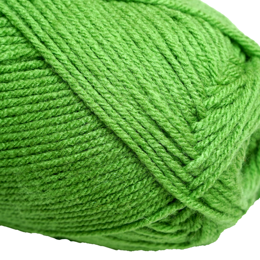 Velvet Touch Knitting/Crochet Yarn 100% Acrylic Pear Green 200m 100g