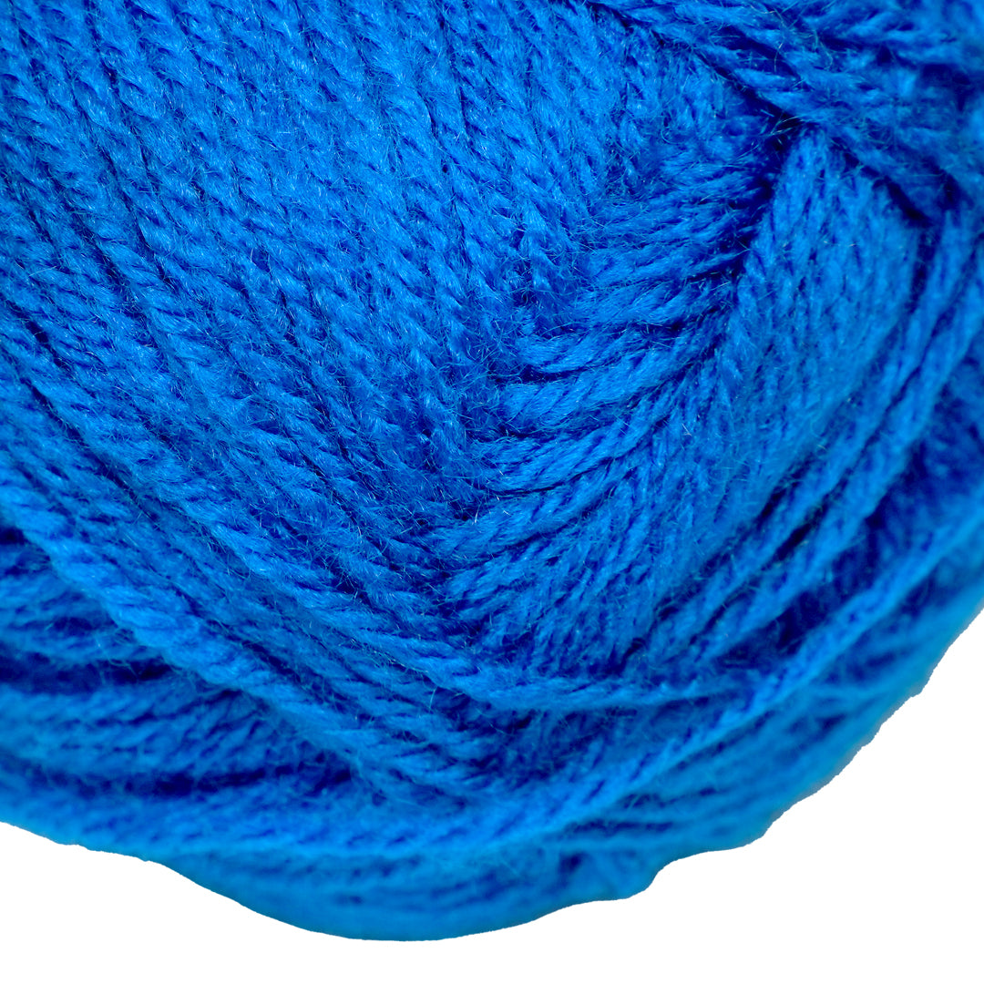 Soft Baby Knitting/Crochet Yarn 100% Acrylic Azure Blue 267m 100g