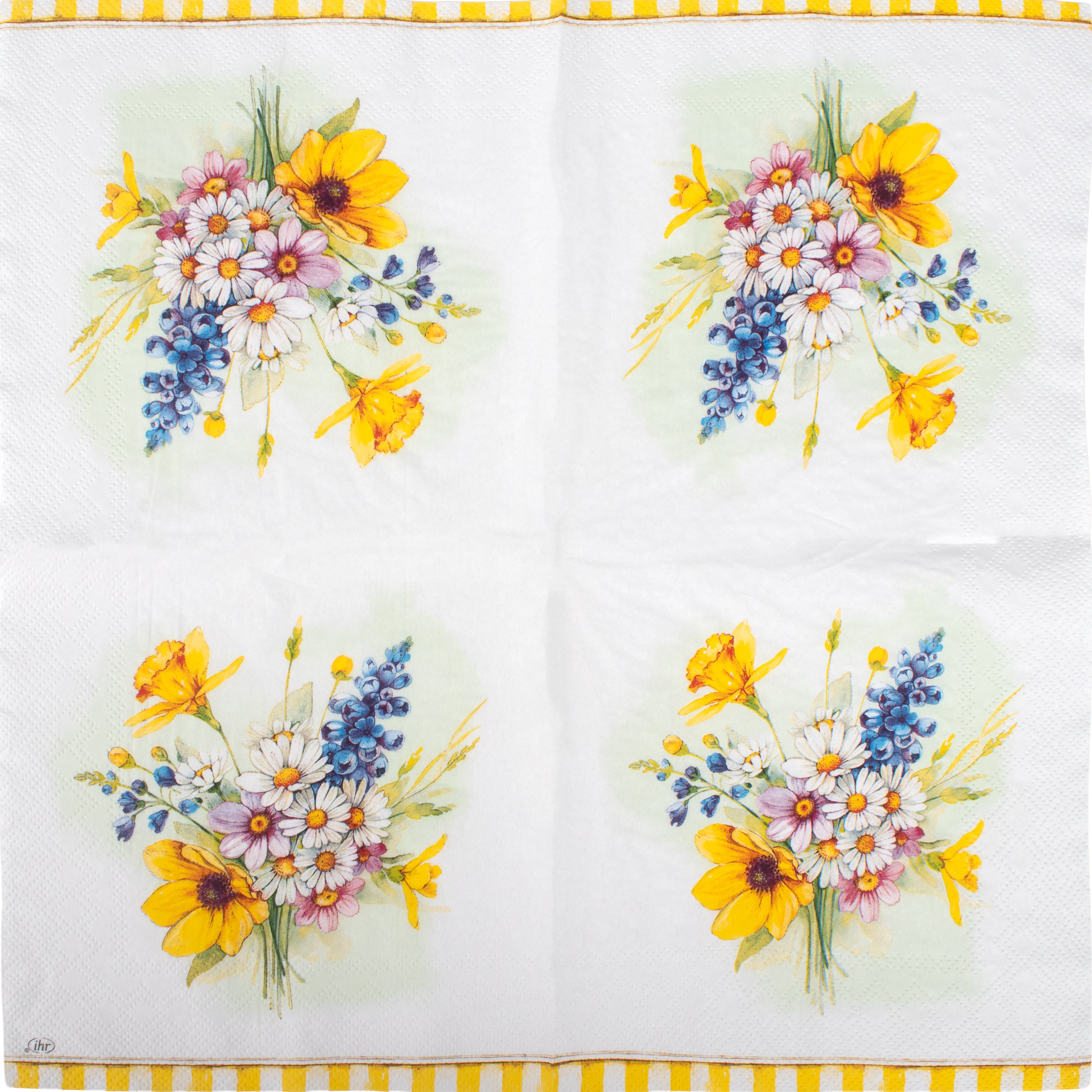 Decoupage Napkin Pretty Petals 13 X 13inch 3PLY 1pc