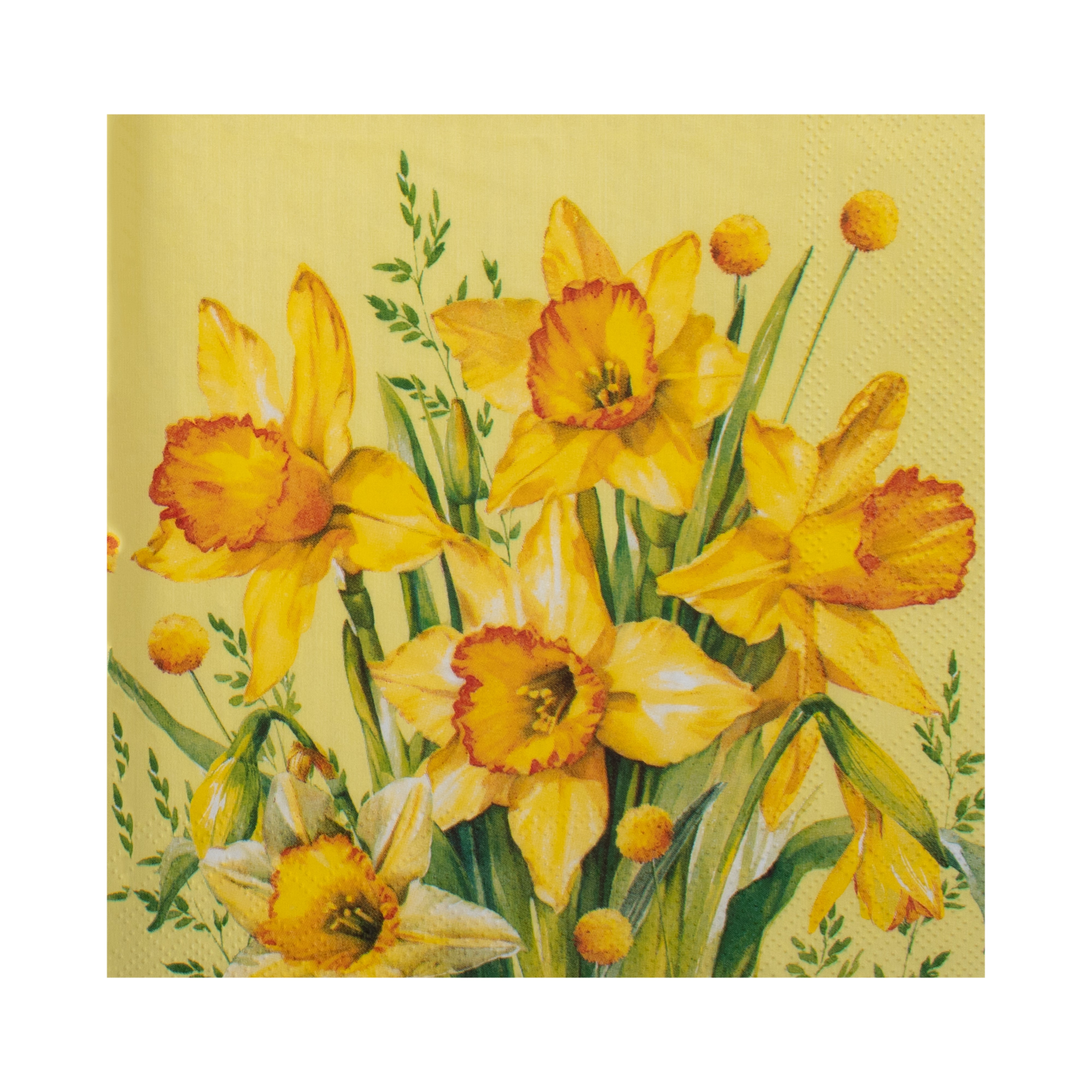 Decoupage Napkin Daffodil Meadow 13 X 13inch 3PLY 1pc