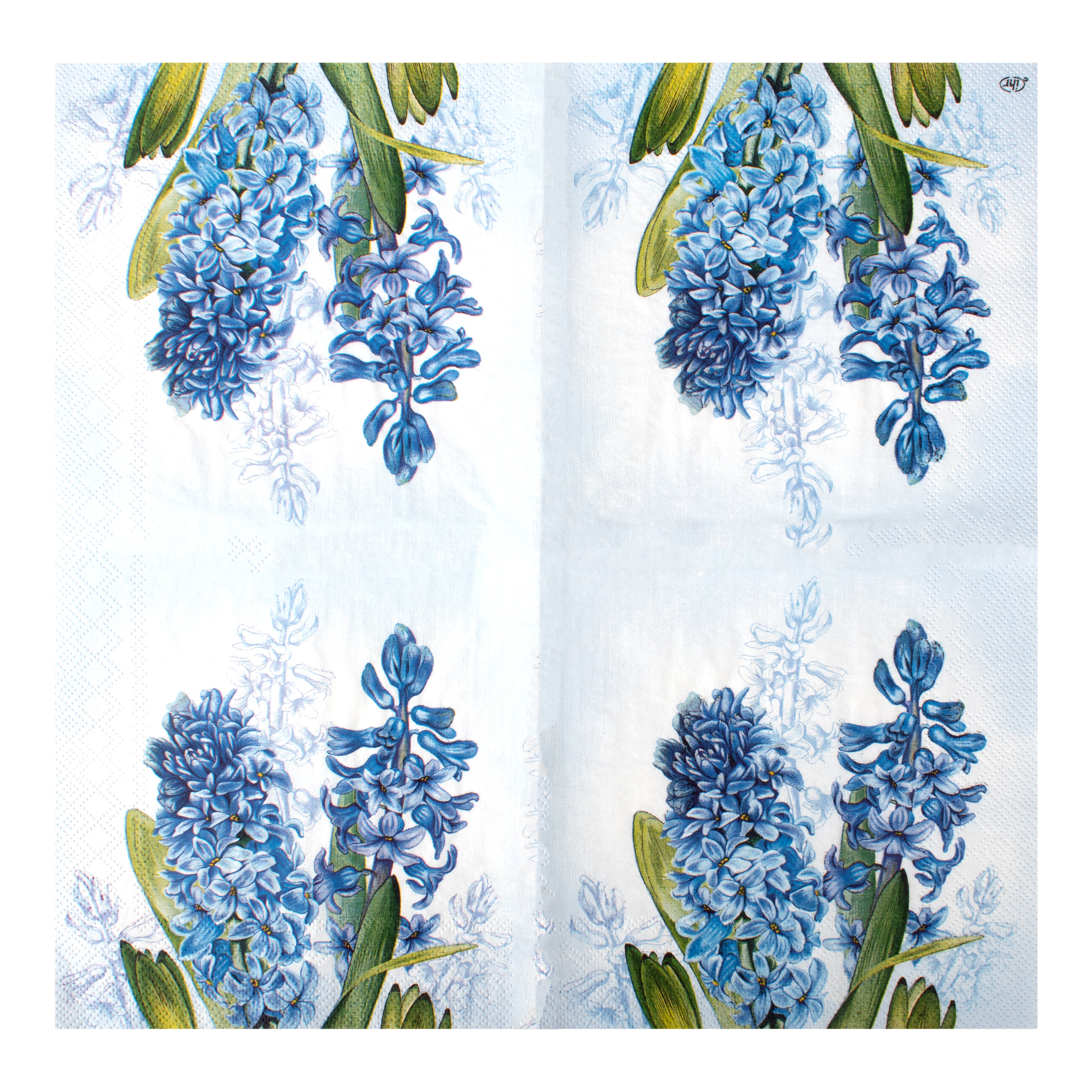 Decoupage Napkin Hyacinth Bloom 13 X 13inch 3PLY 1pc