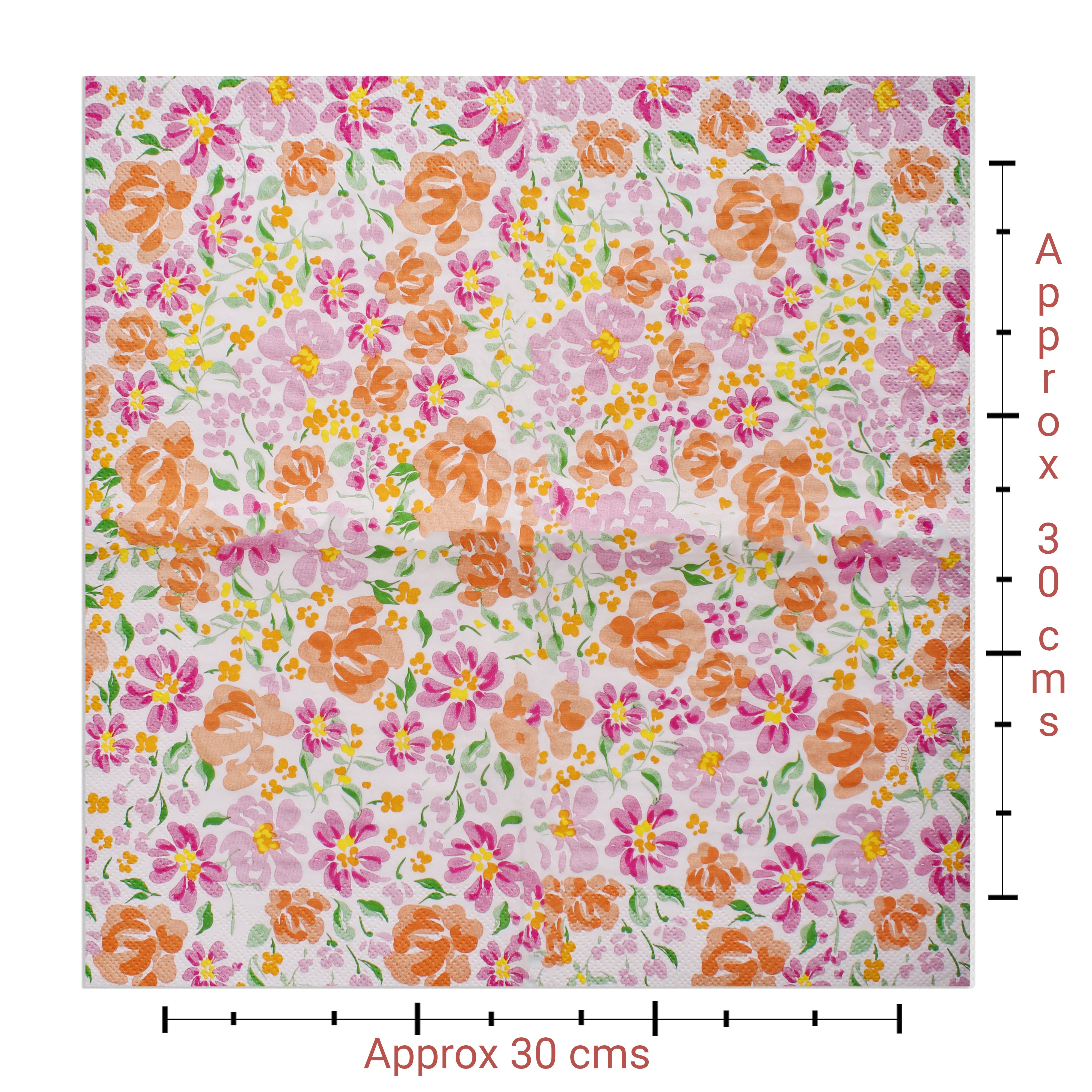 Decoupage Napkin Summer Garden 50 X 13inch 3PLY 1pc