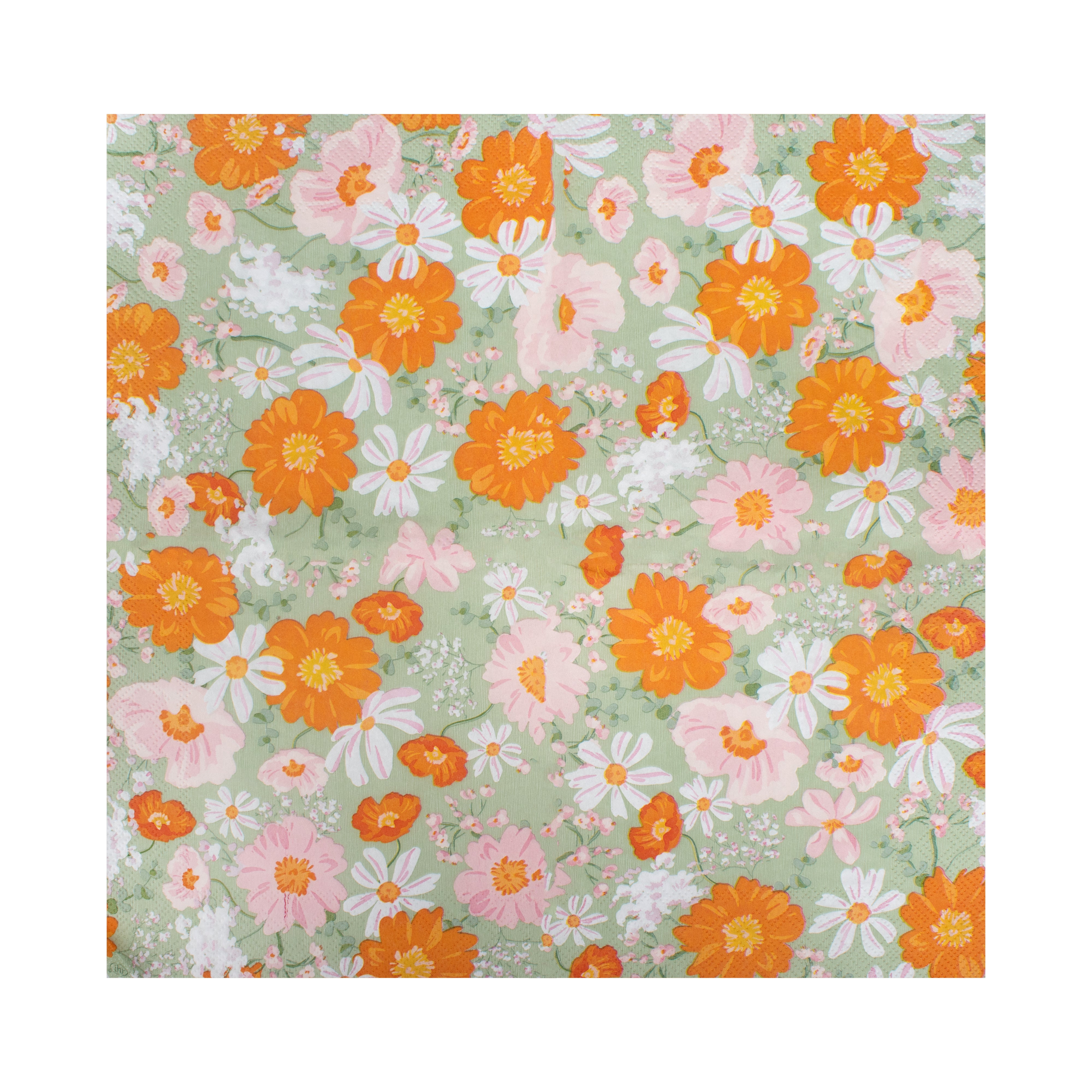 Decoupage Napkin Daisy Blooms 13 X 13inch 3PLY 1pc