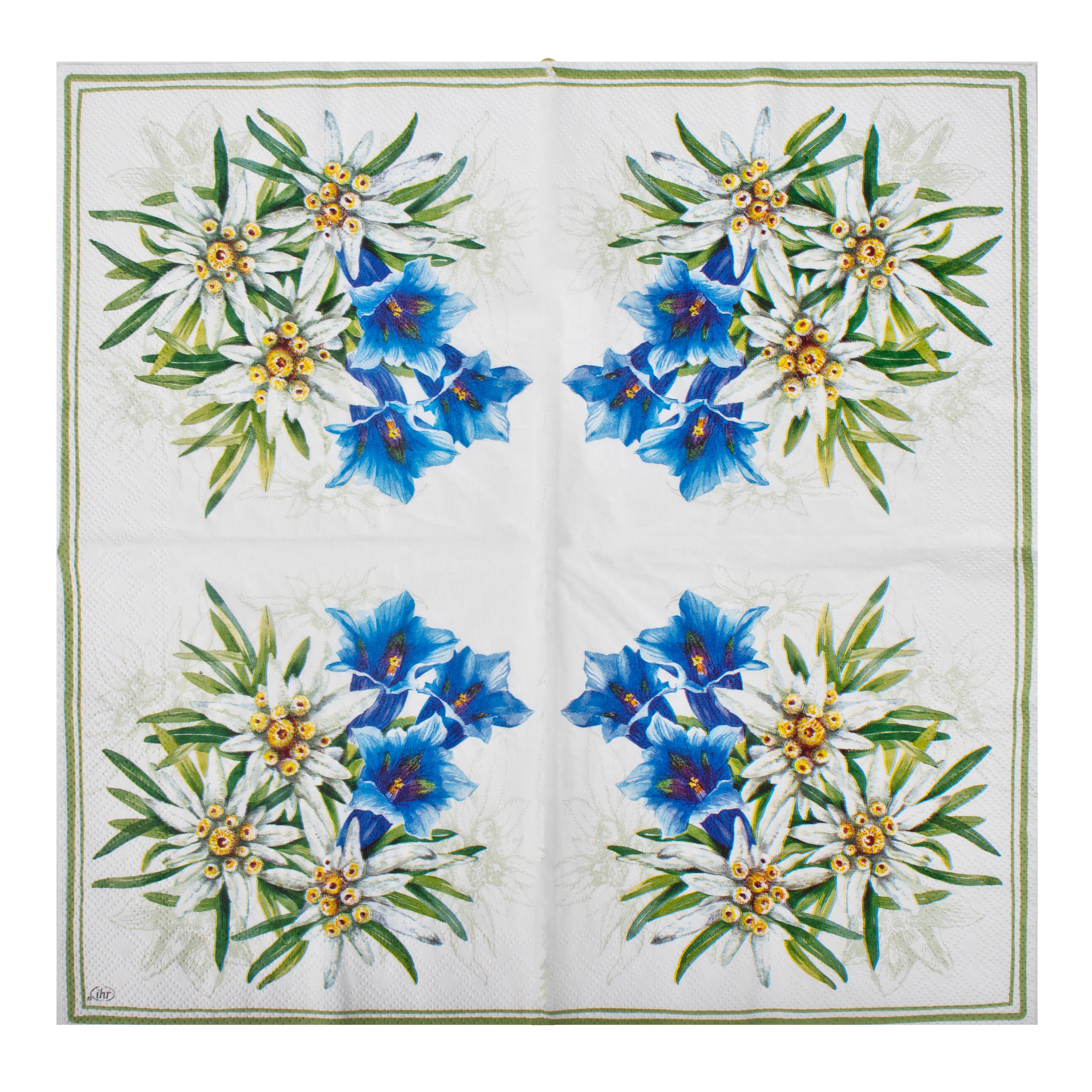 Decoupage Napkin Edelweiss Bloom 13 X 13inch 3PLY 1pc