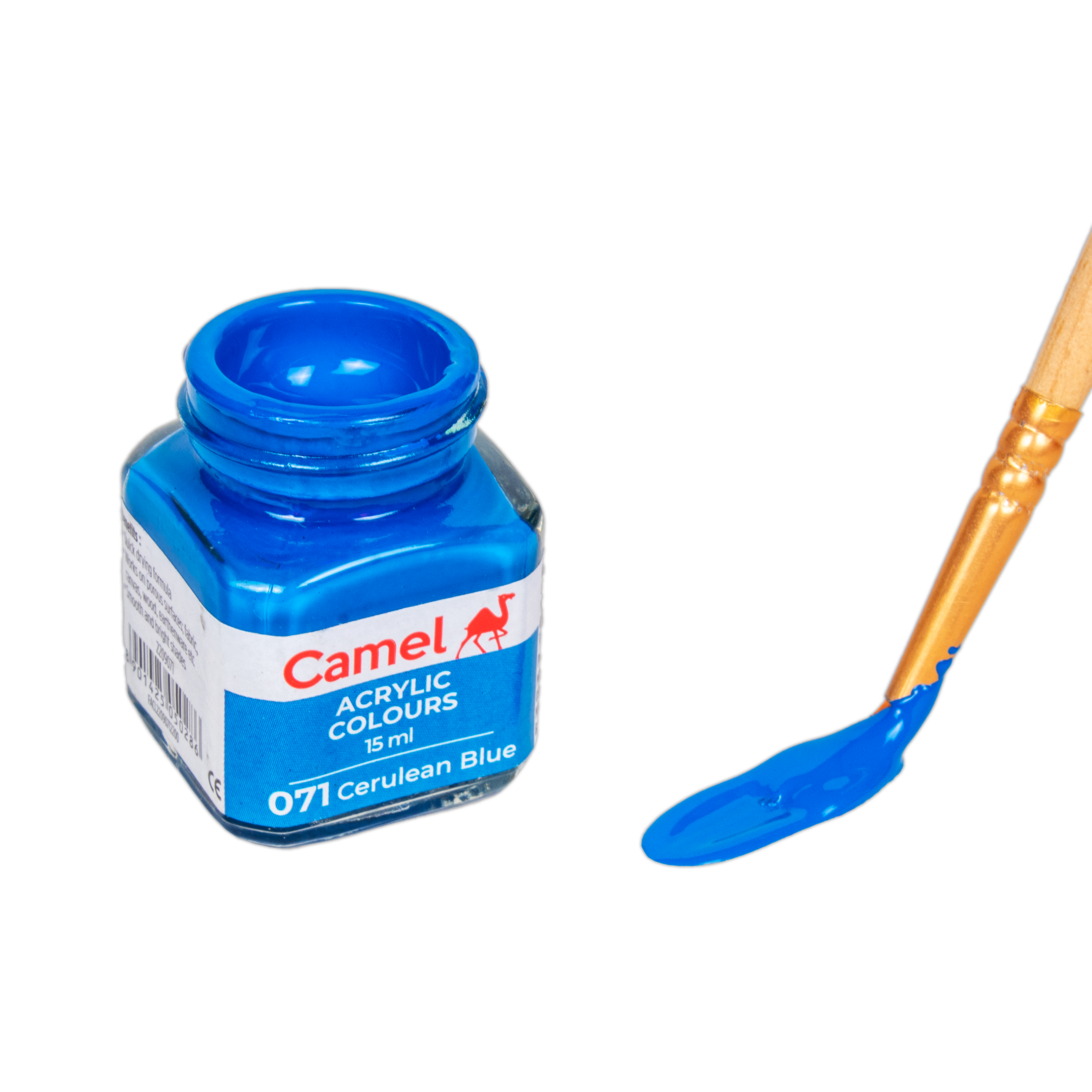 Fabrica Acrylic Colour Sr1 Cerulean Blue 15Ml Bottle Camlin