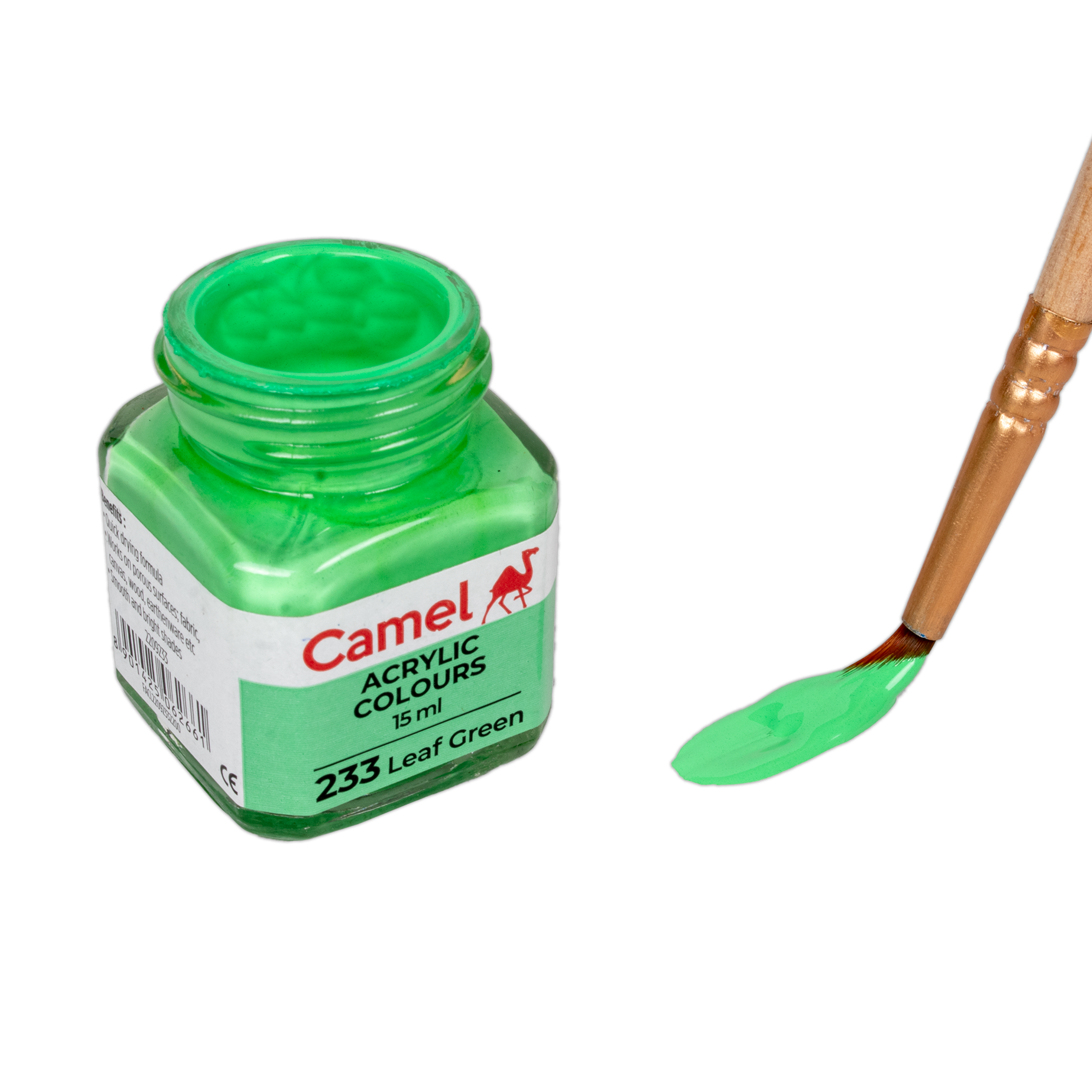 Fabrica Acrylic Colour Sr1 Leaf Green 15Ml Bottle Camlin