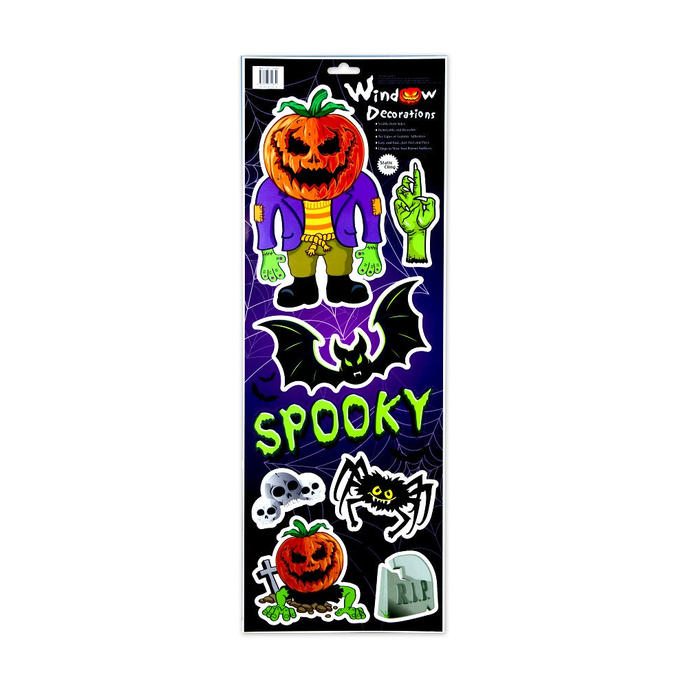 Halloween Window Decorations Static Cling 1Pc