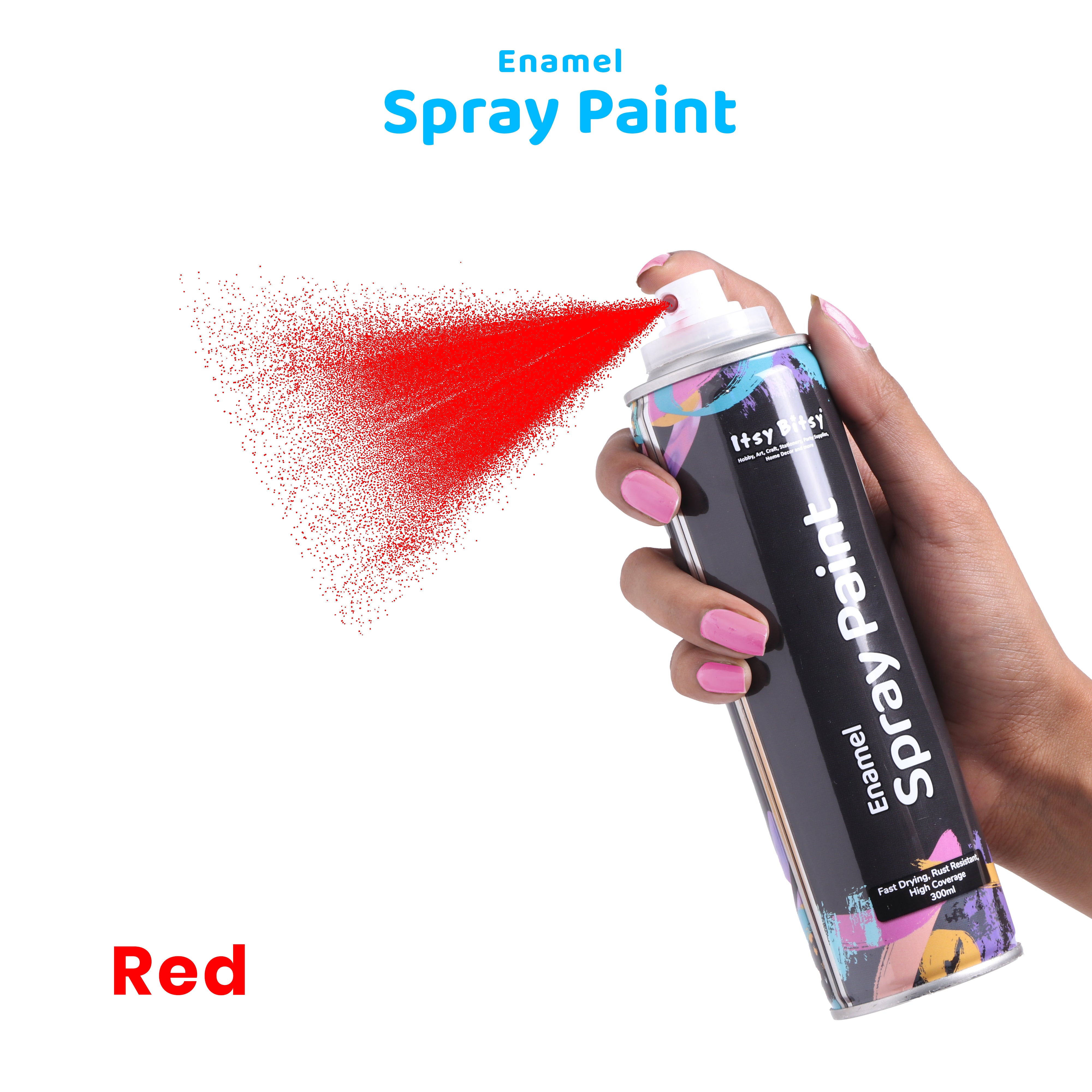 Spray Paint Red 300ml – Itsy Bitsy