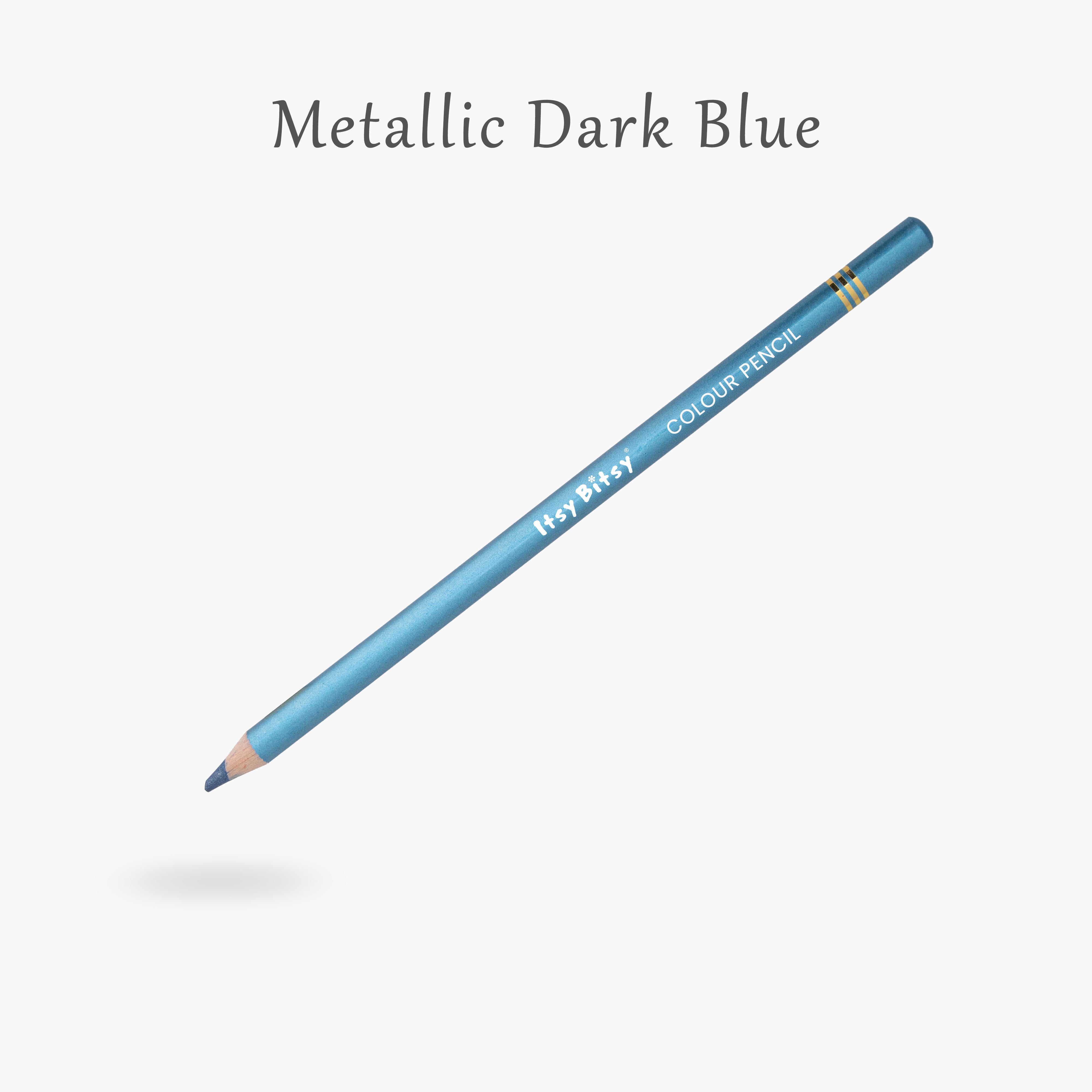 Premium Artist Metallic Colour Pencil 1pc - Metallic Dark Blue
