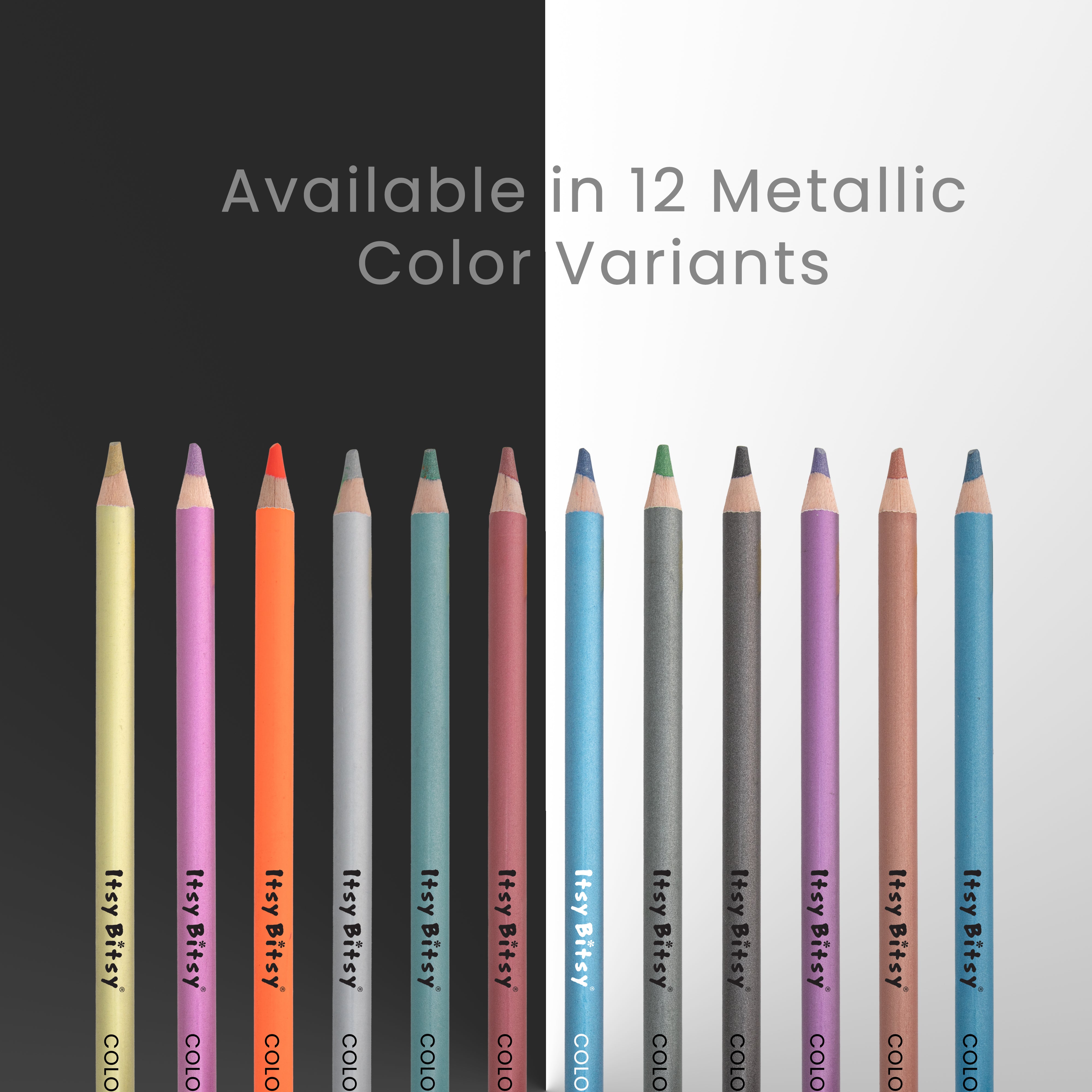 Premium Artist Metallic Colour Pencil 1pc - Metallic Dark Blue