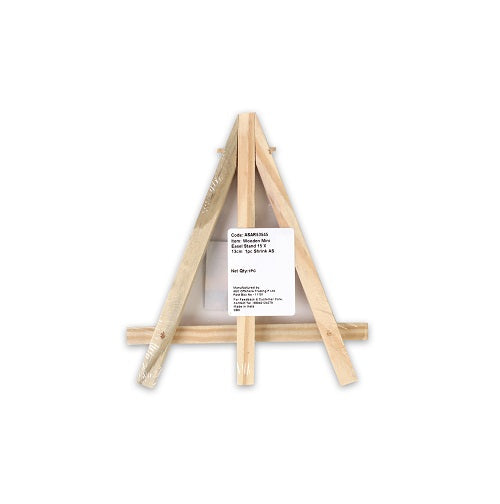 Wooden Mini Easel Stand 15 X 13Cm 1Pc Shrink As