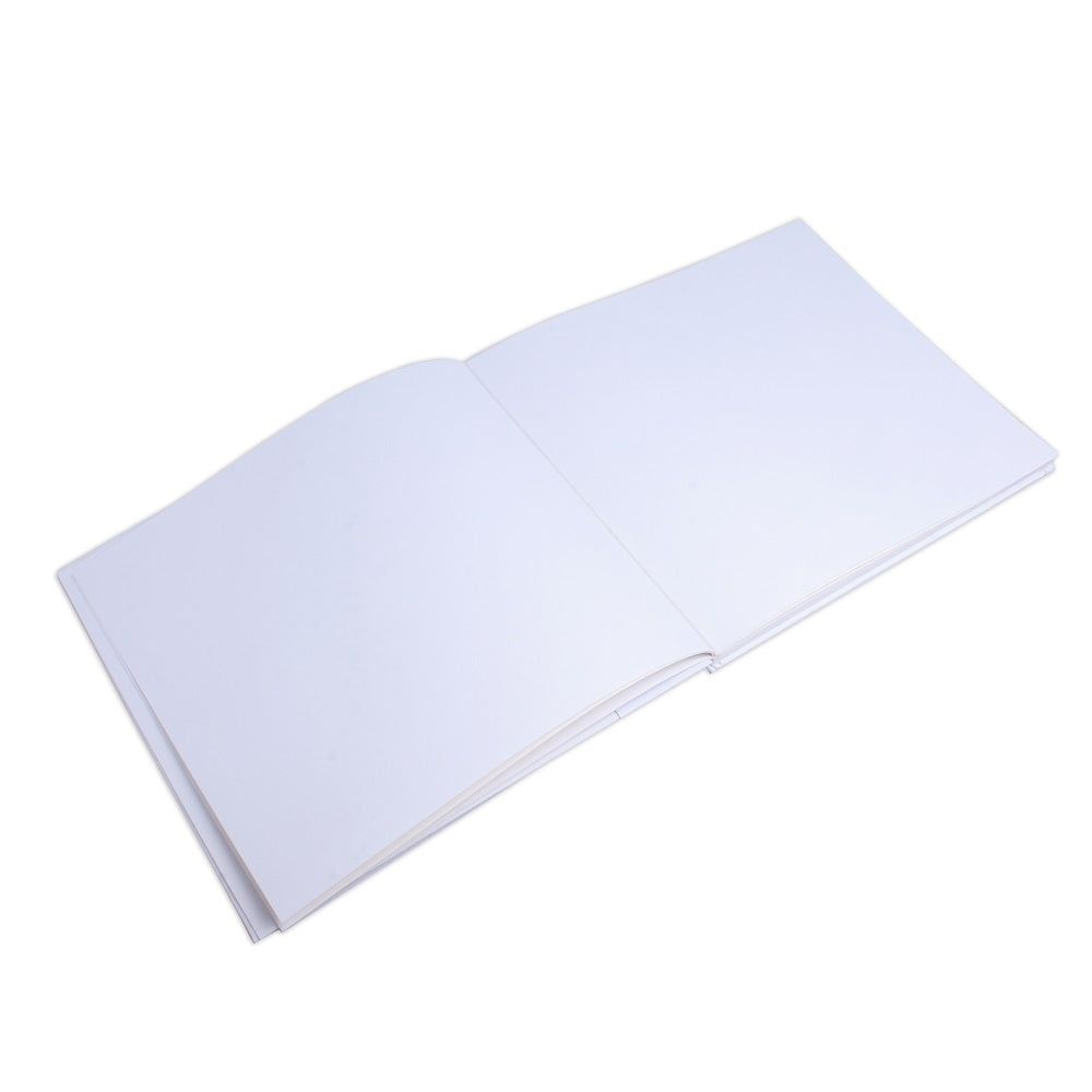 Paintable Canvas Hard Bound Sketch And Drawing Landscape 12X12 150gsm 50 Plain Sheets