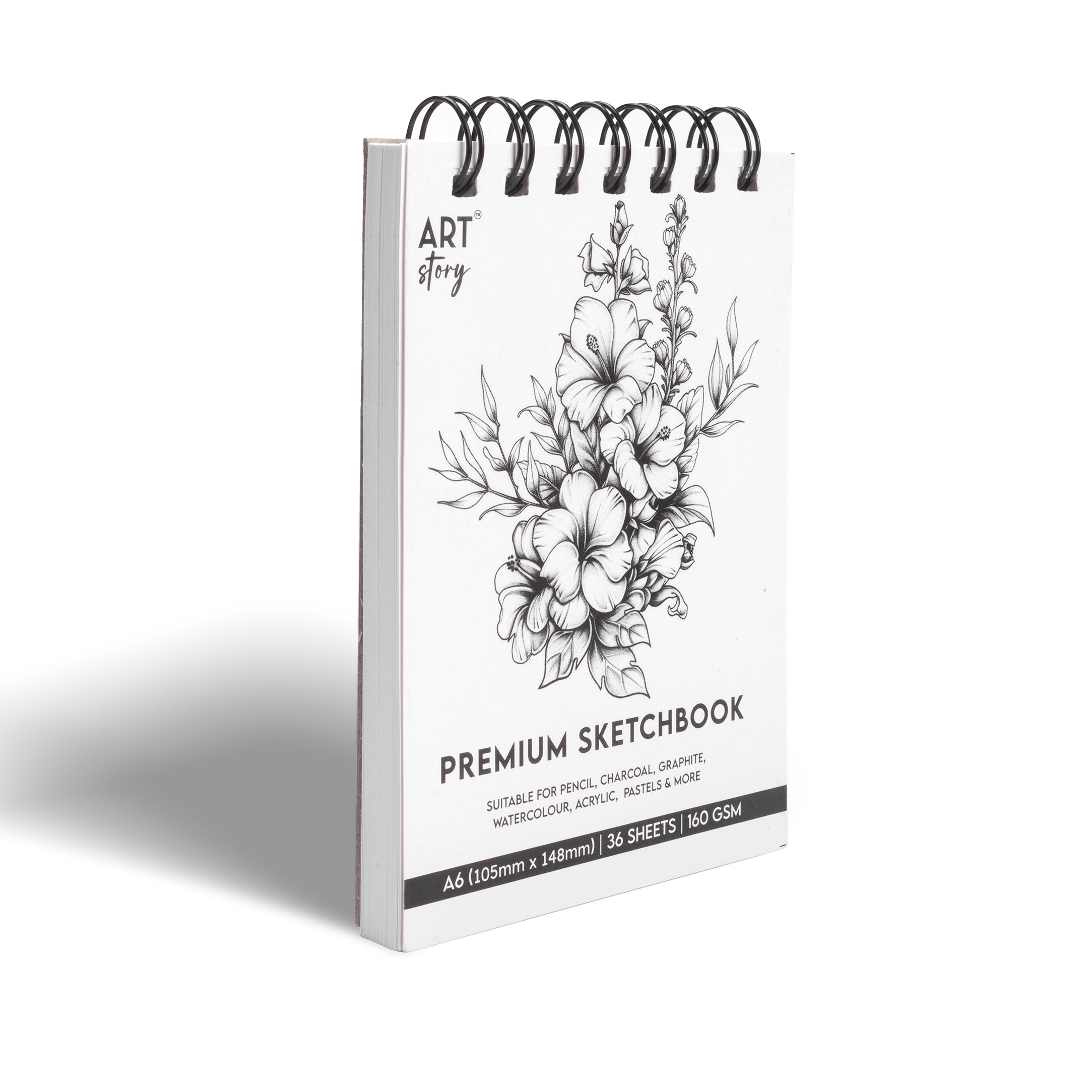 Premium Sketchbook Top Wiro A6 160gsm 36 Sheets