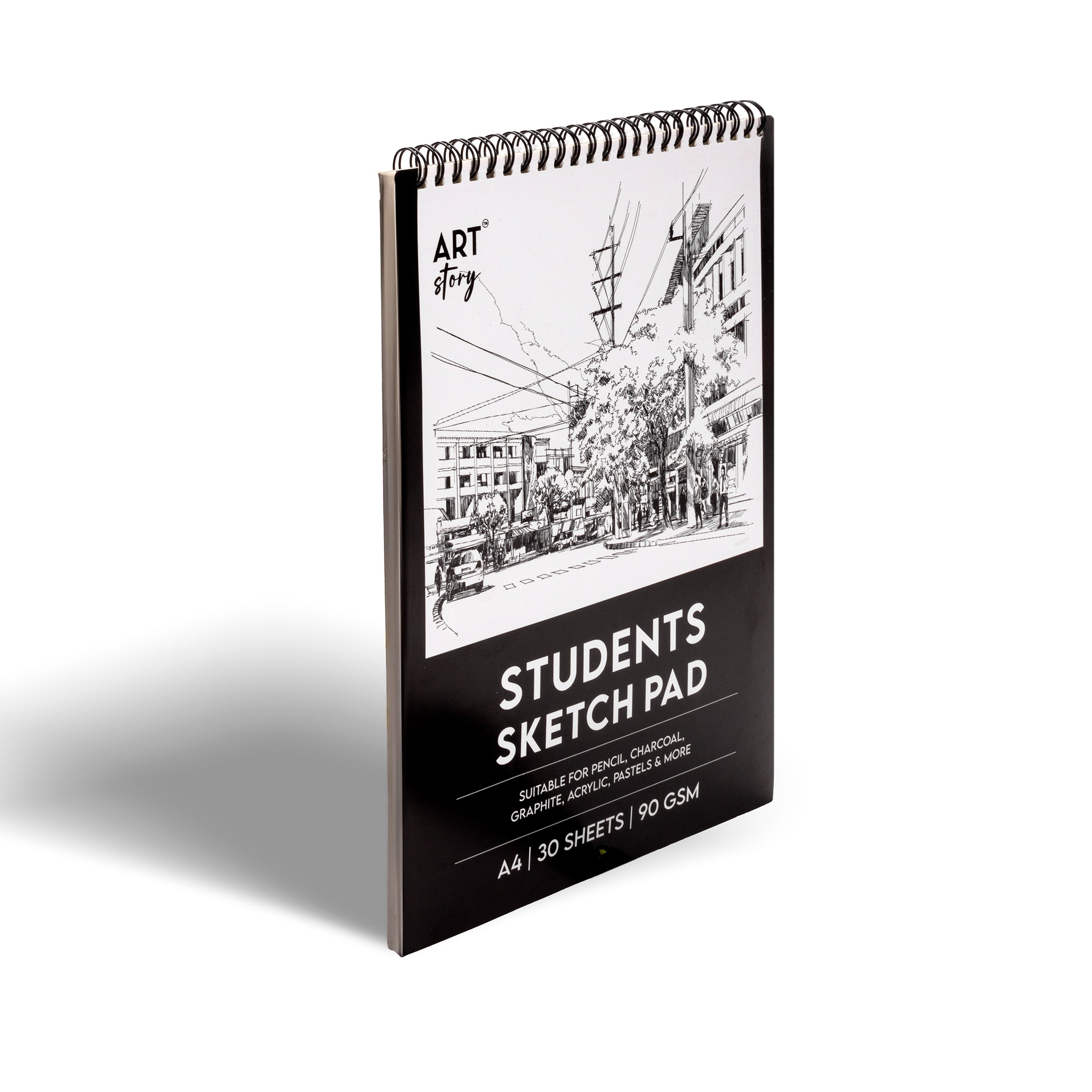 Student Sketchbook Top Wiro With Hanger A4 90gsm 30 Sheets