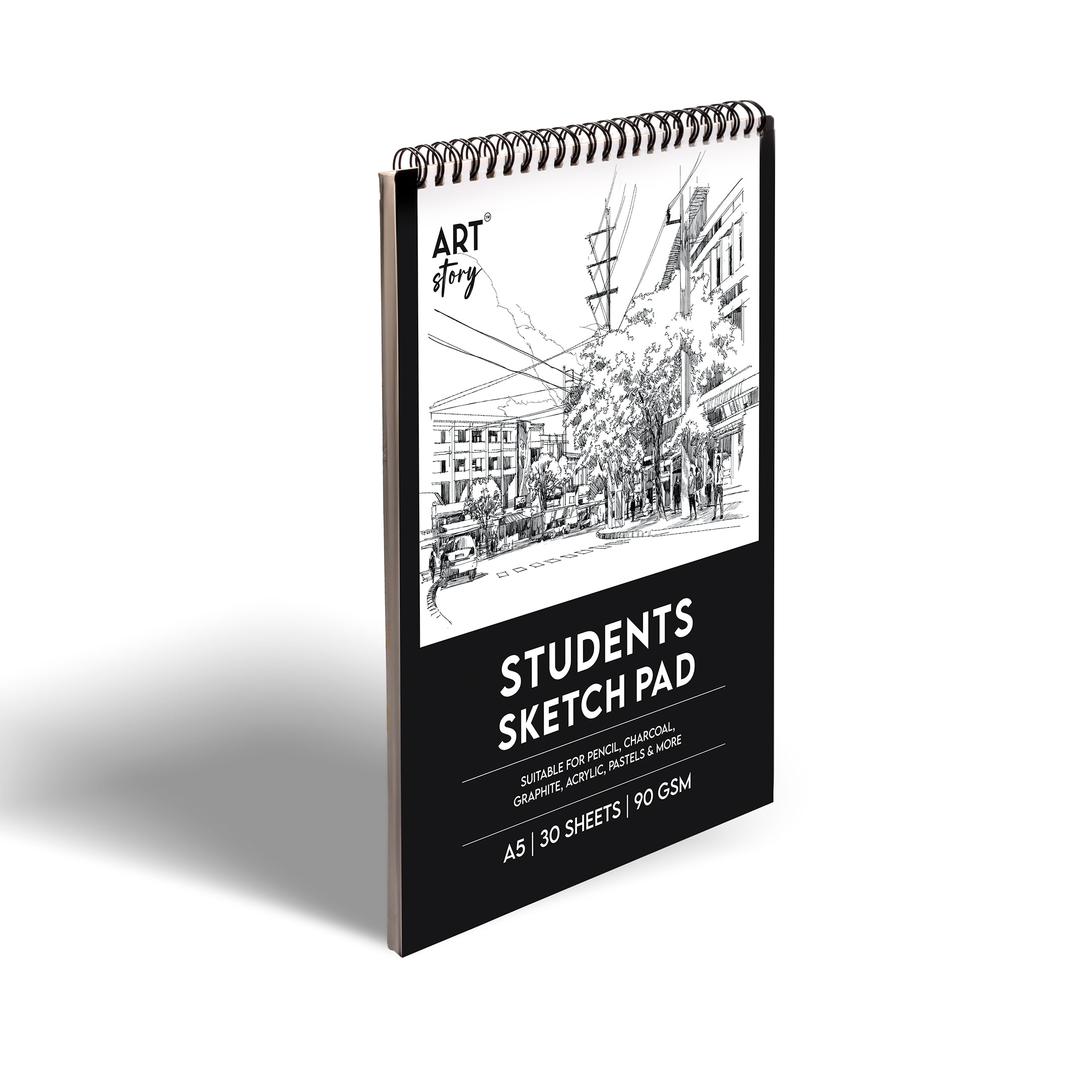 Student Sketchbook Top Wiro With Hanger A5 90gsm 30 Sheets