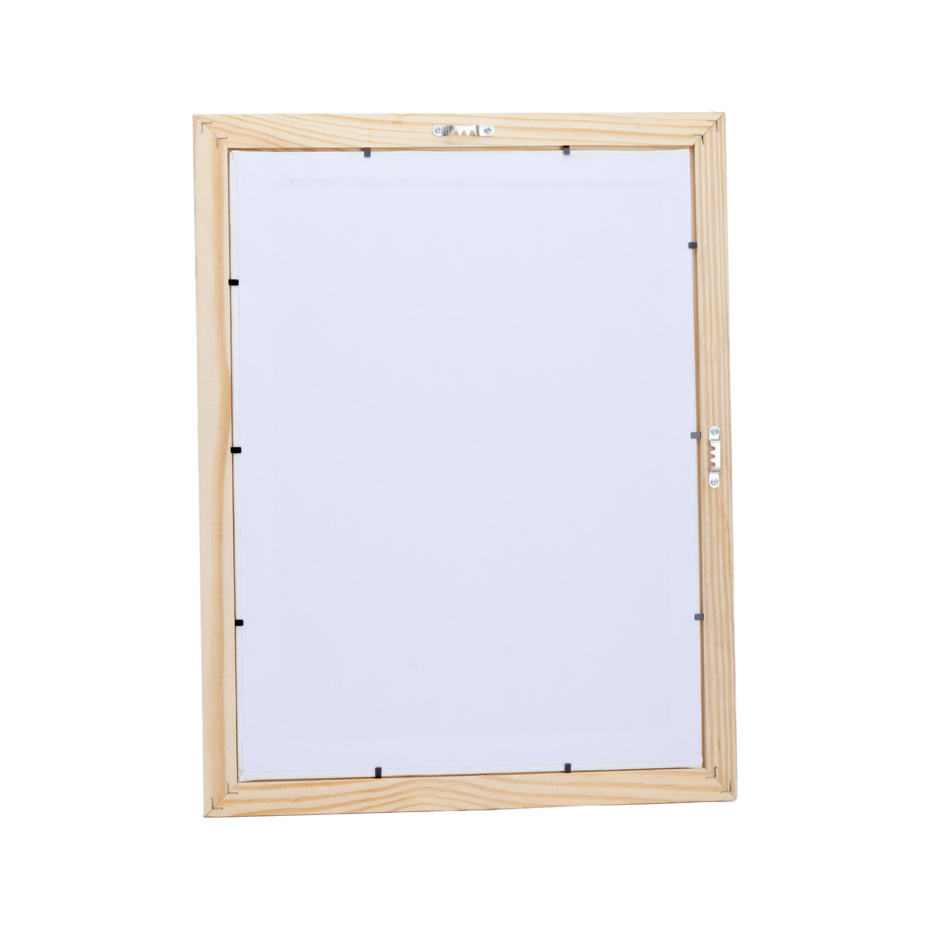 Pinewood Frame With 12 x 16in Canvas - 250gsm, 3mm Thick MDF Board Backing, Frame Size 3 X 1.5cm 1pc