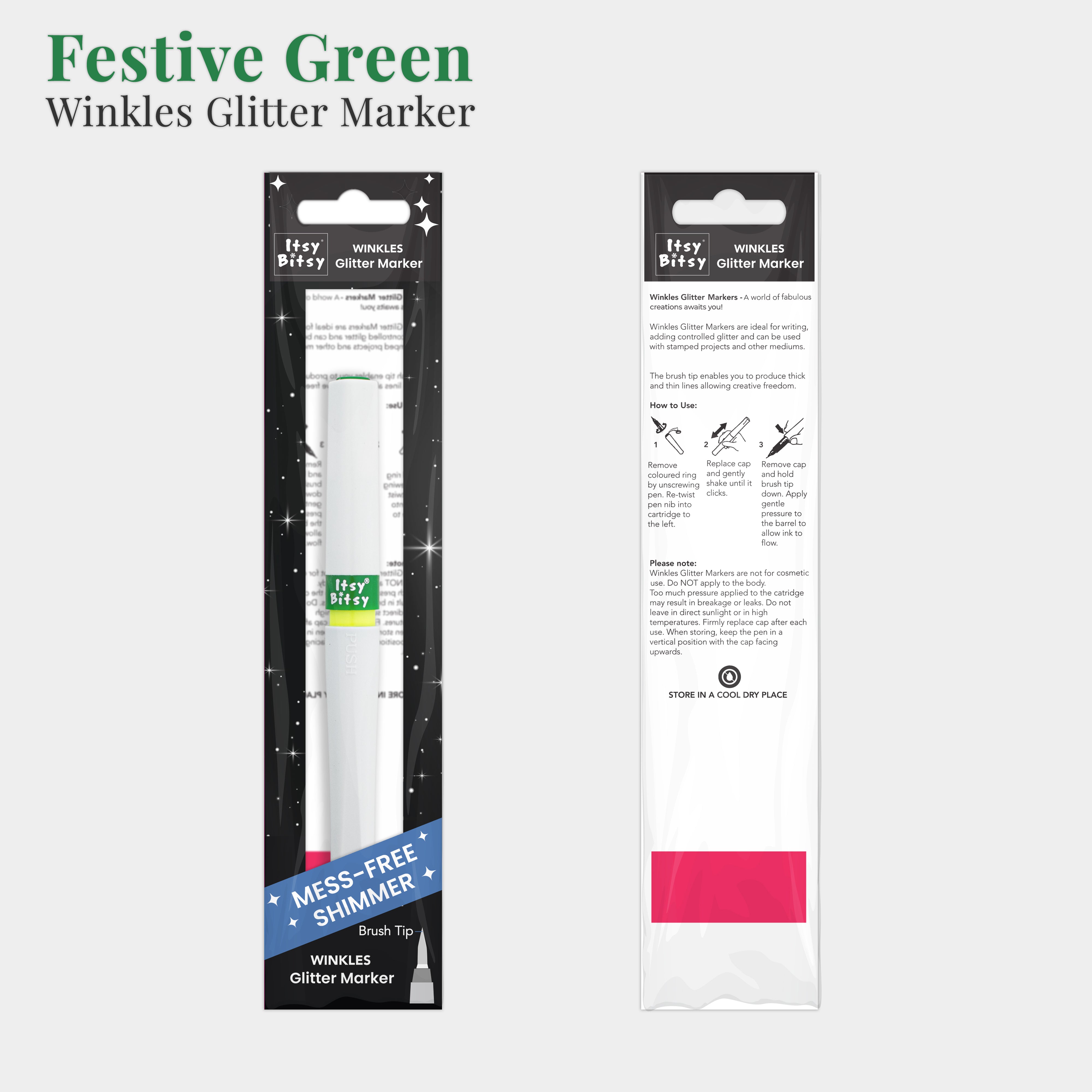 Premium Winkle Marker Festive Green 1pc