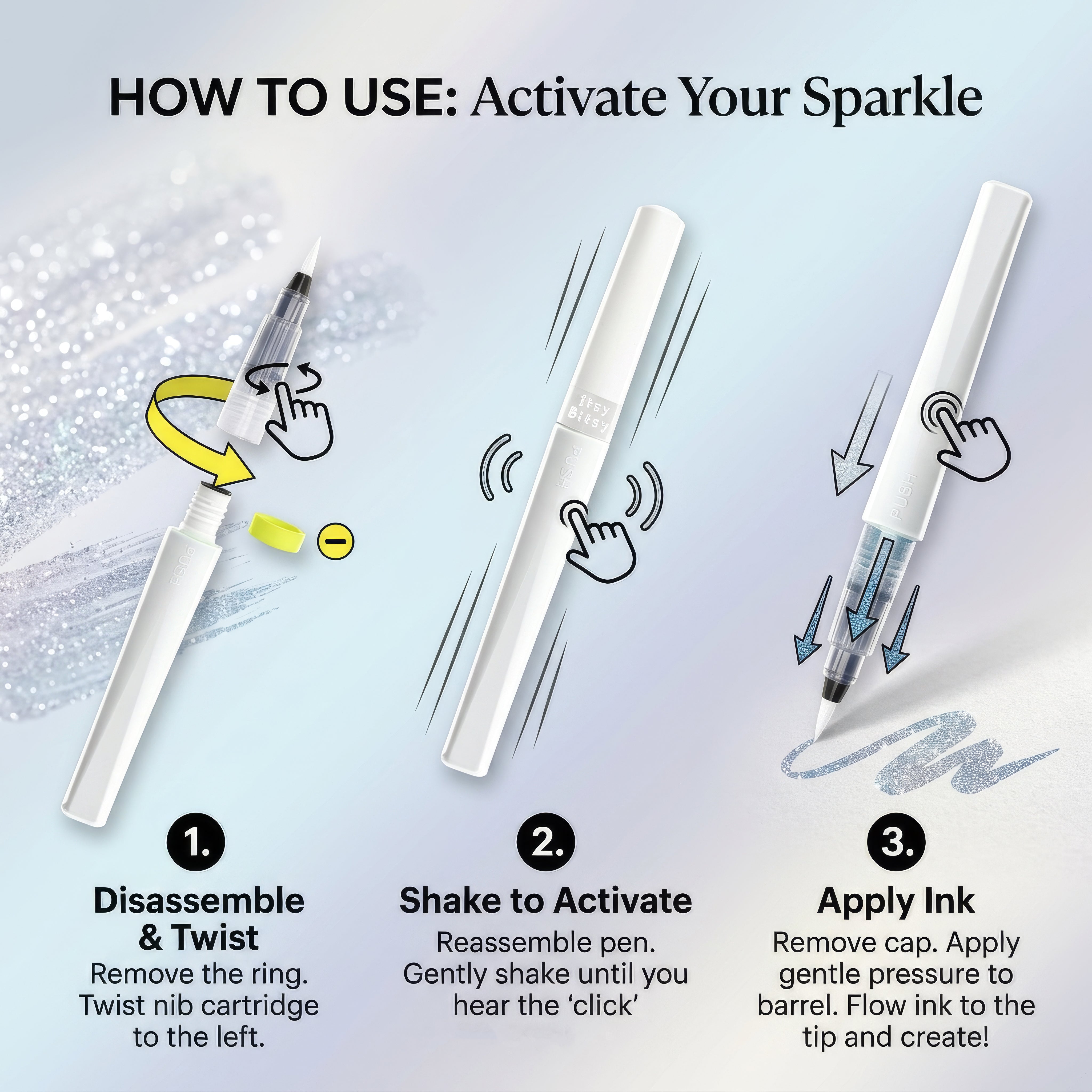 Premium Winkle Marker Silver 1pc