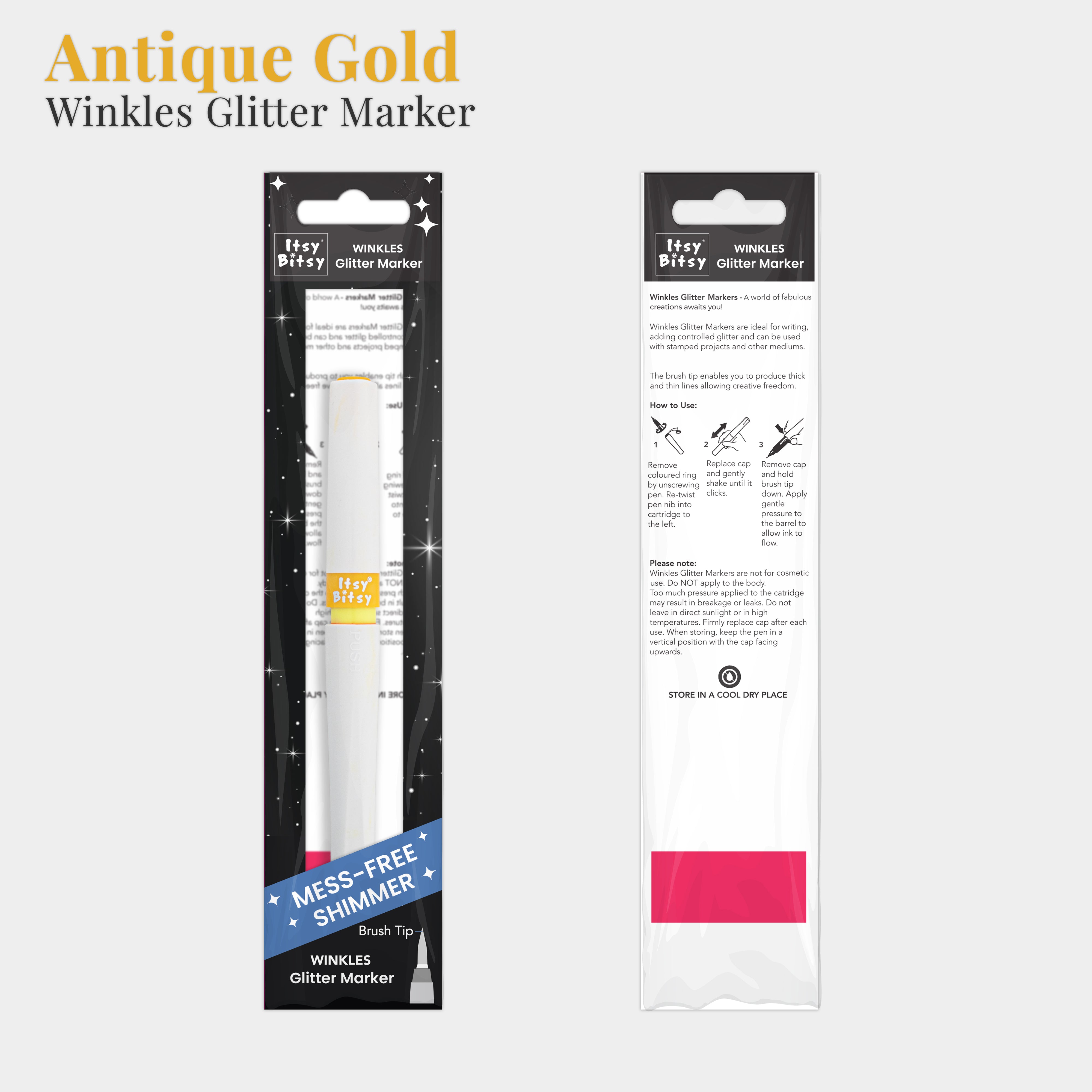 Premium Winkle Marker Antique Gold 1pc