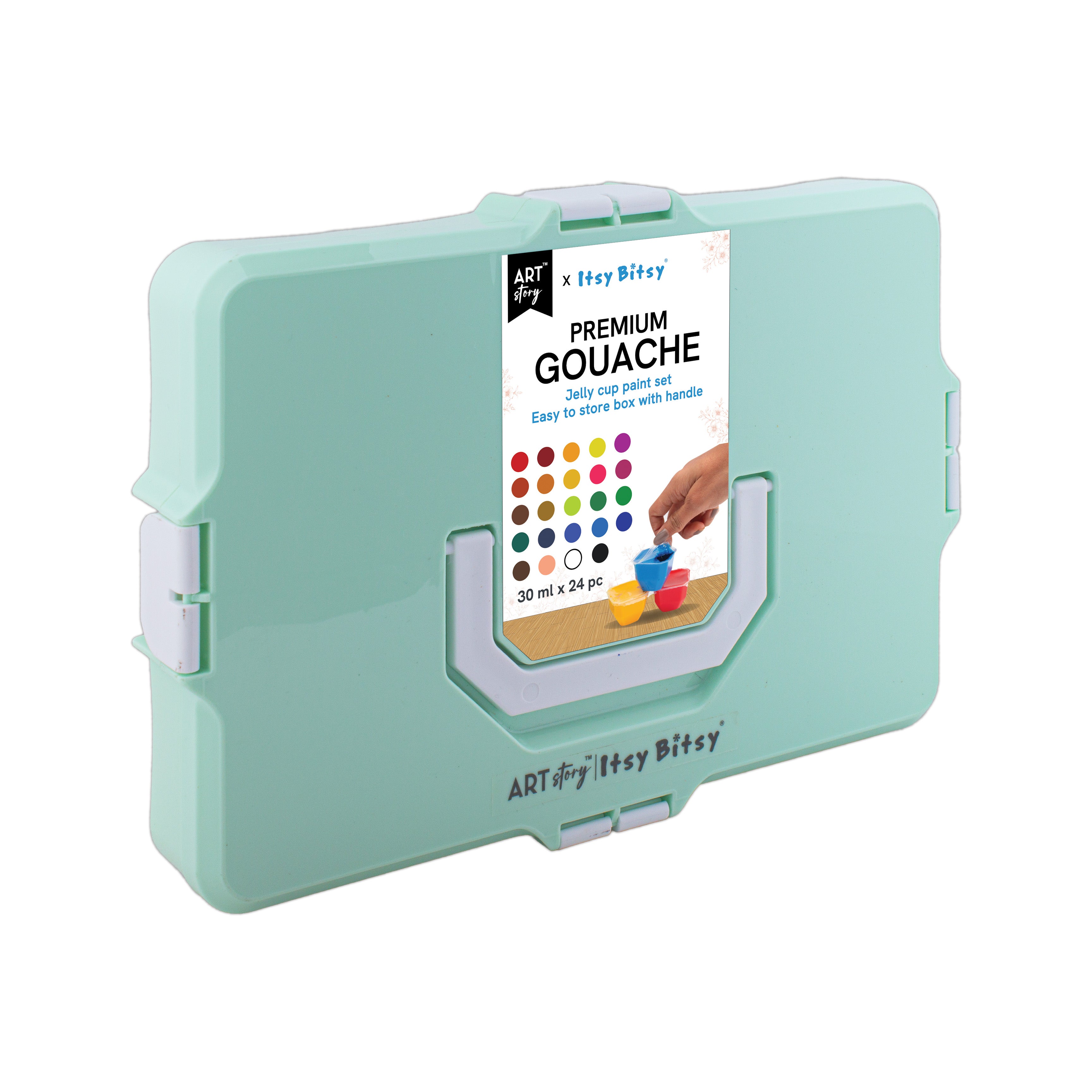 Premium Gouache Jelly Cup Paint Set 30ml X 24pc 1 Box