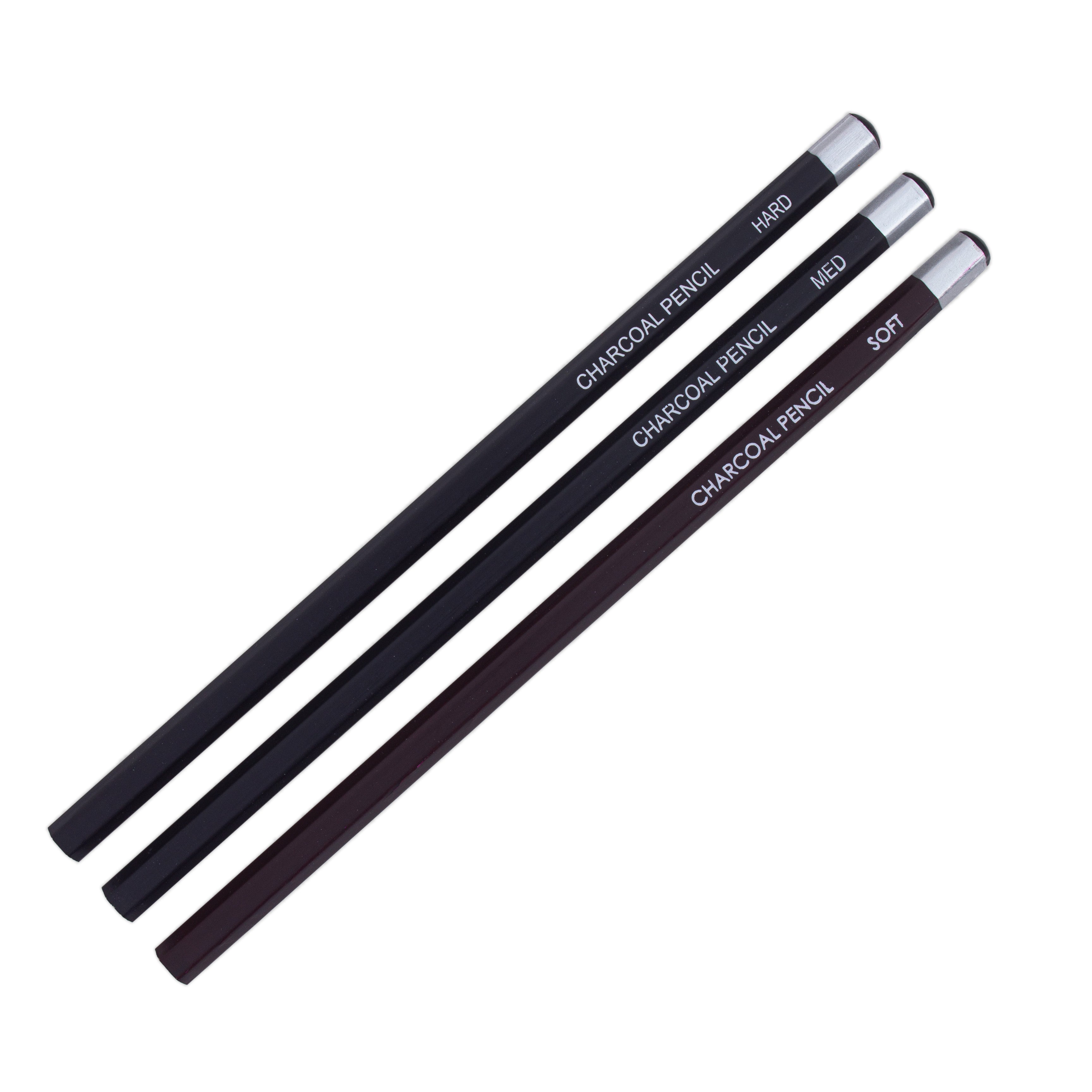 Charcoal Pencil Hard/Medium/Soft Pack Of 3pc