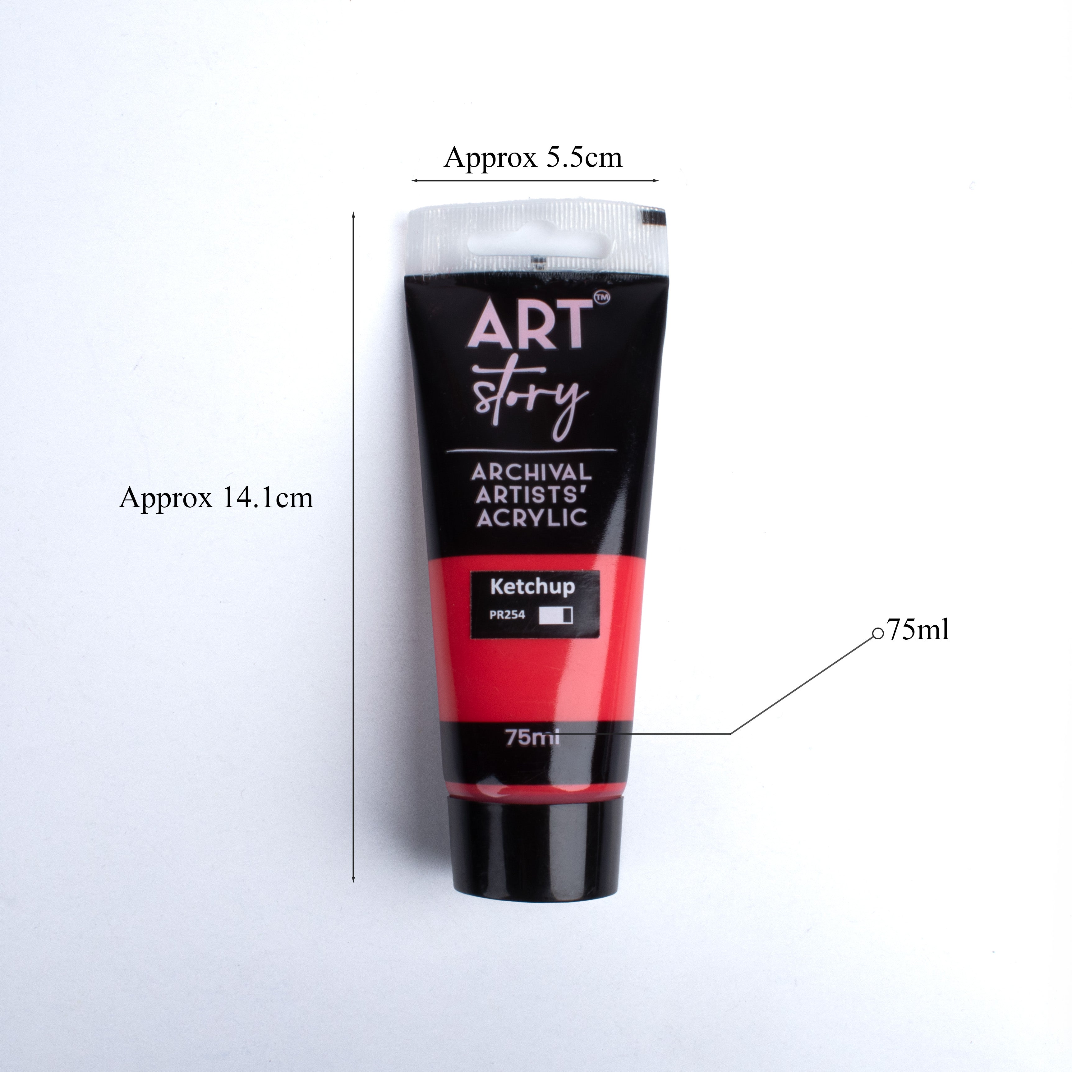 Artists Acrylic Colour Ketchup 75ml Tube