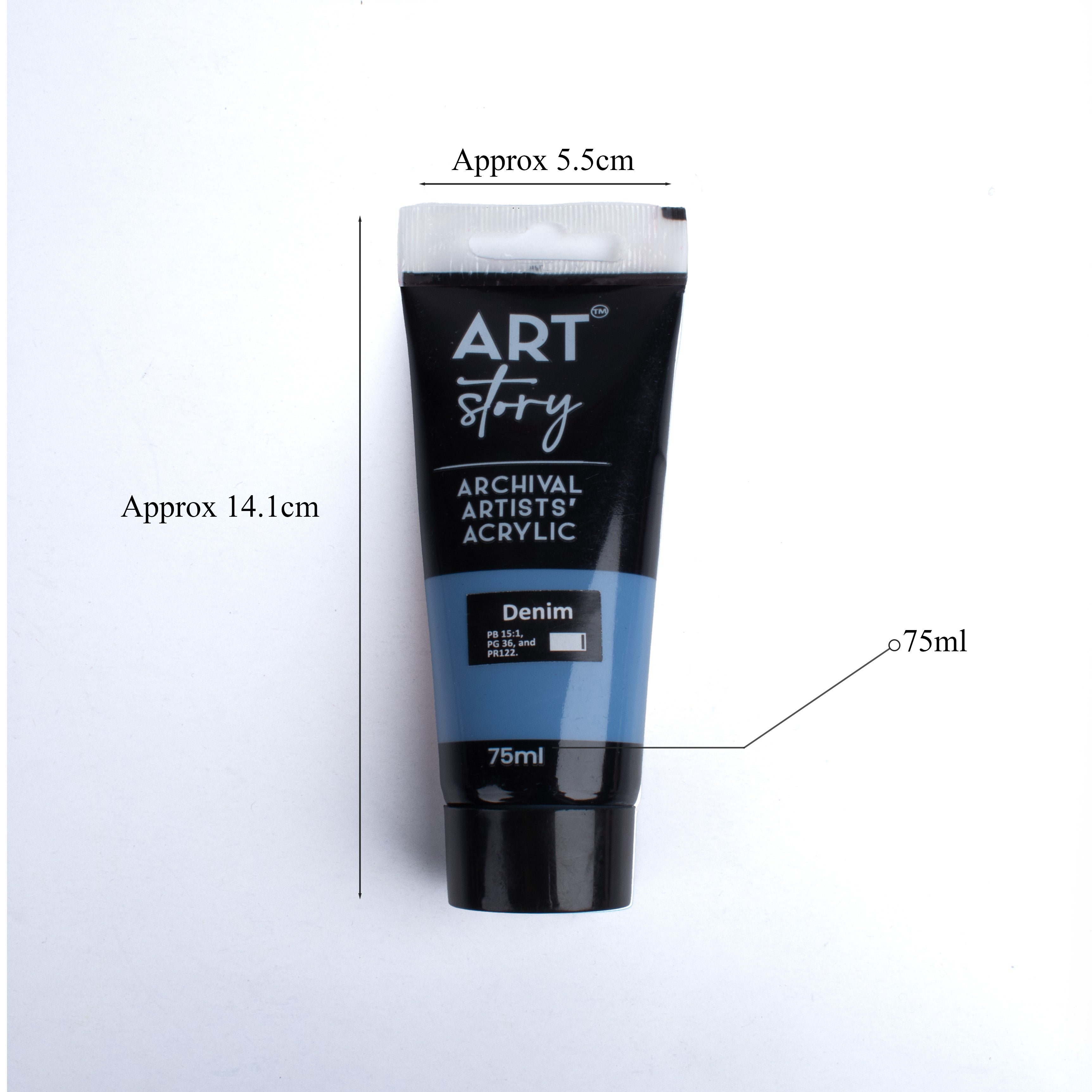 Artists Acrylic Colour Denim 75ml Tube