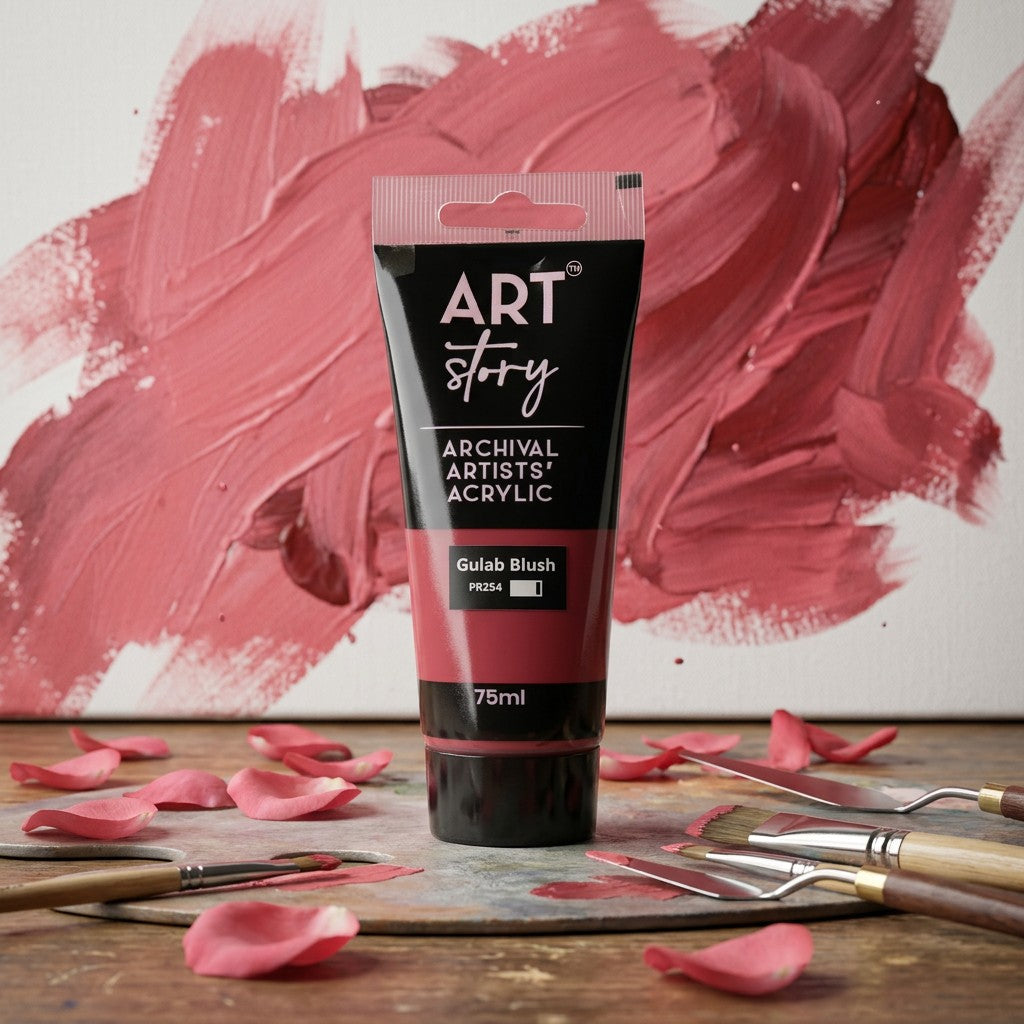 Artists Acrylic Colour Gulab Blush 75ml Tube