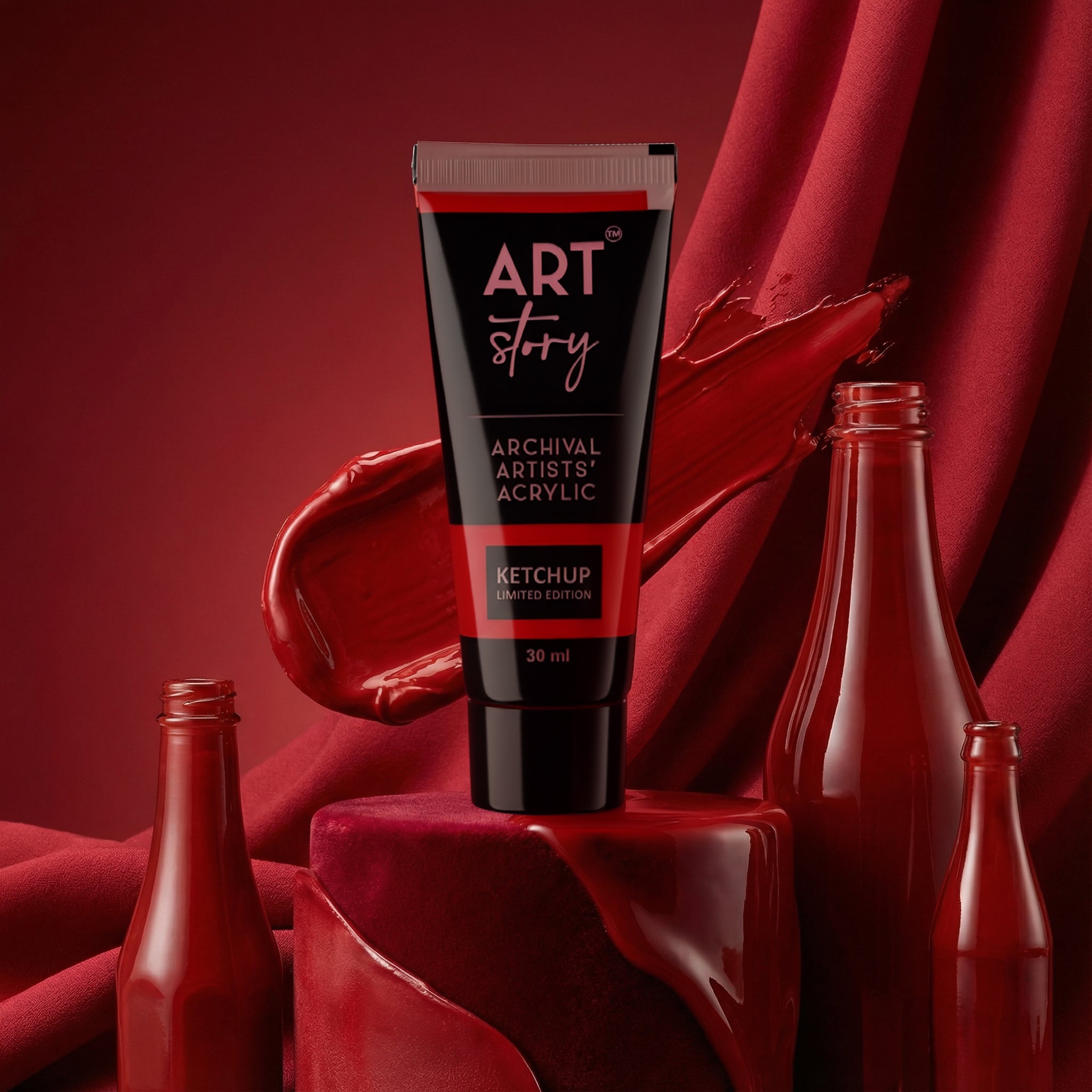 Artists Acrylic Colour Ketchup 30ml Tube
