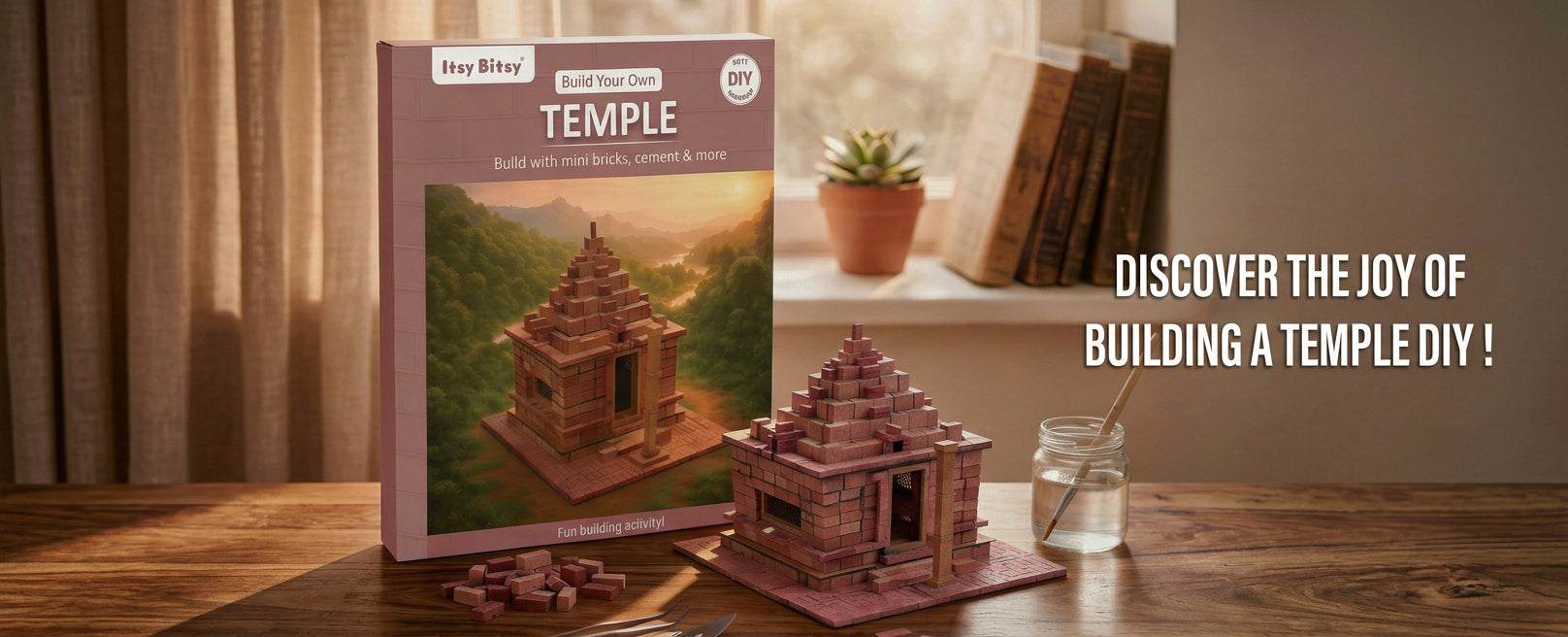 Temple Building Kit DIY Build Your Own Temple Kit Box – Itsy Bitsy