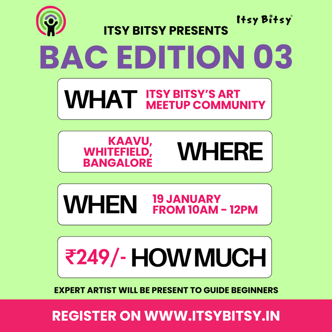 Bangalore Art Club by Itsy Bitsy Presents: Art-Meet Up | Edition - 03