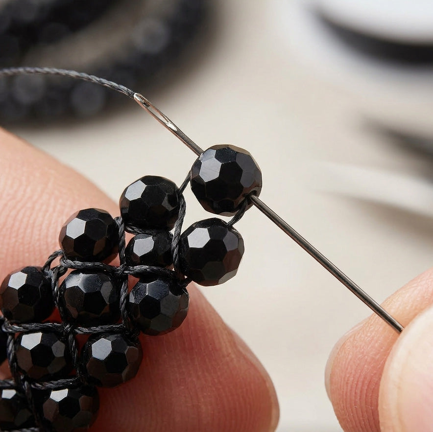 Designer Hydro Beads Black 2mm 1String