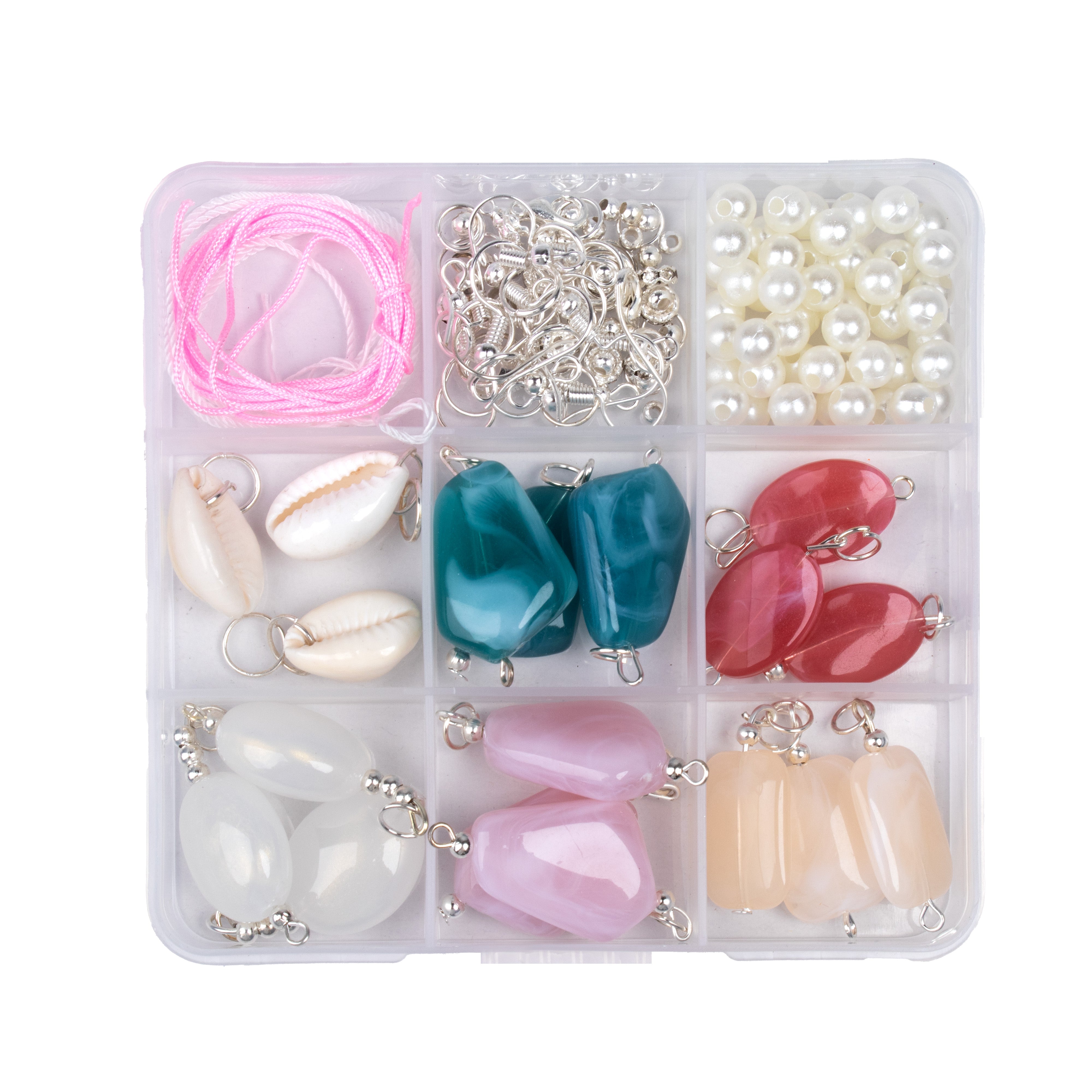 DIY Jewellery Making Kit Pearl Garden 9 comp Blister