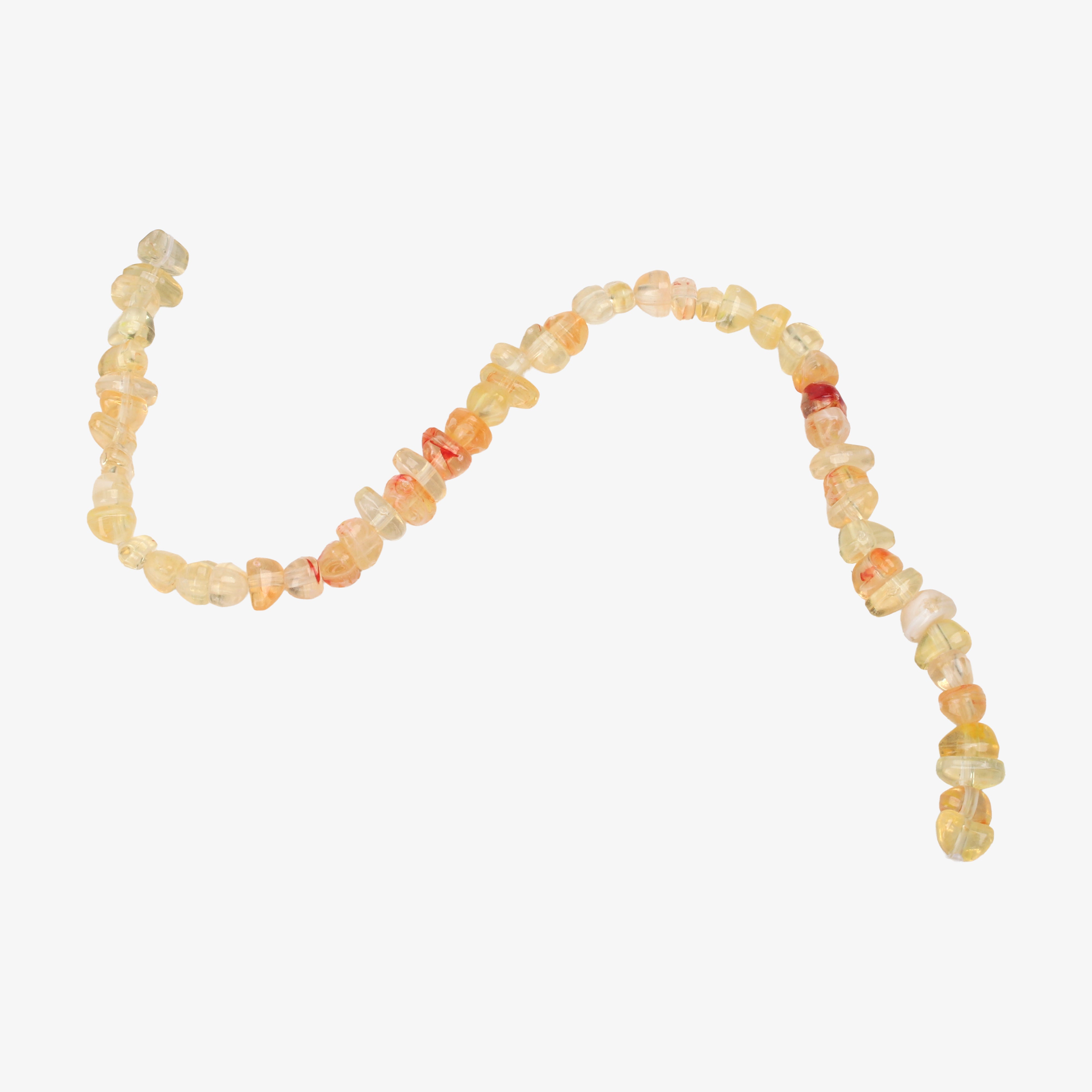 Amber Art Beads SHAPE?? 6/8mm 5 Beads 1 String