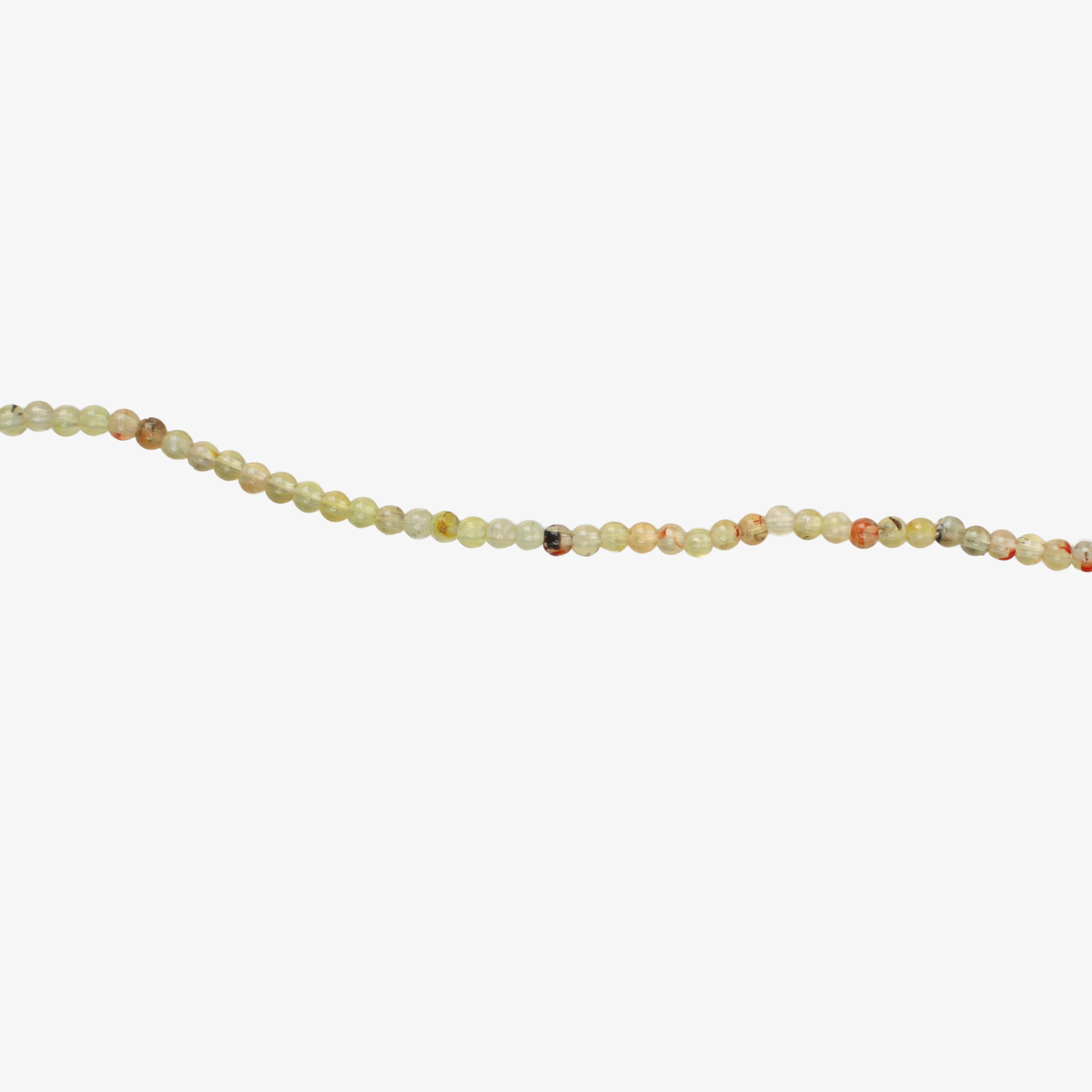 Lemon Quartz Art Beads Round 6mm 45 Beads 1 String