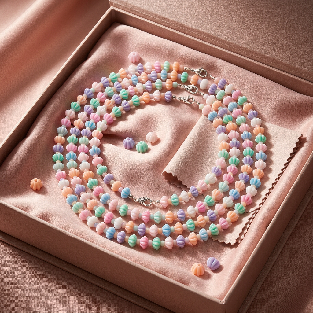 Gallery Art Beads Tiny Hands Pastel Candy 60 Beads 1 String