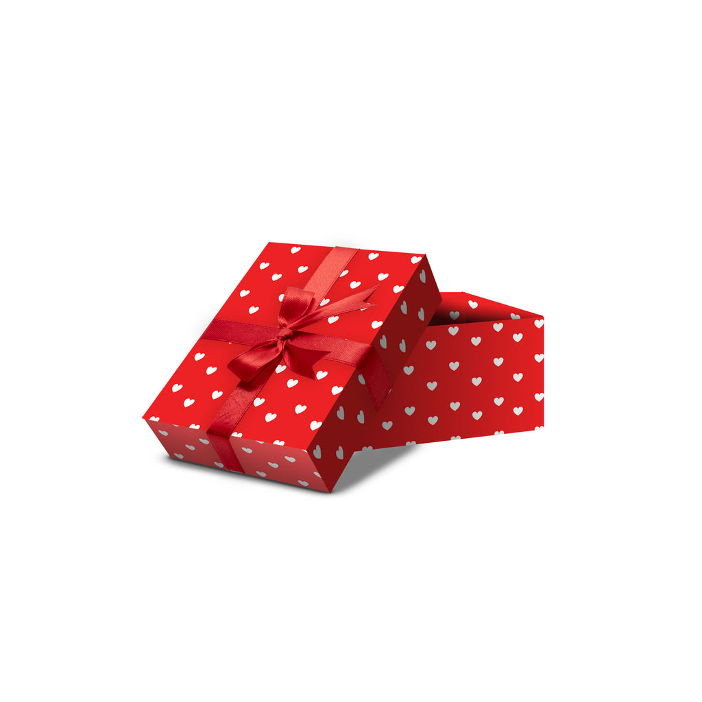 ☆ ハート♡様☆ 確認用 Gift Box Loving Hearts Red and white L10.5 x W8 x D5.4cm 1pc