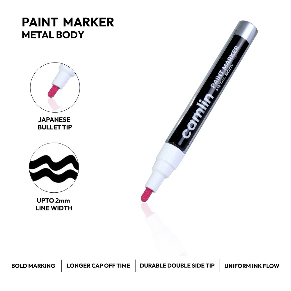Camlin Paint Marker Pen - White