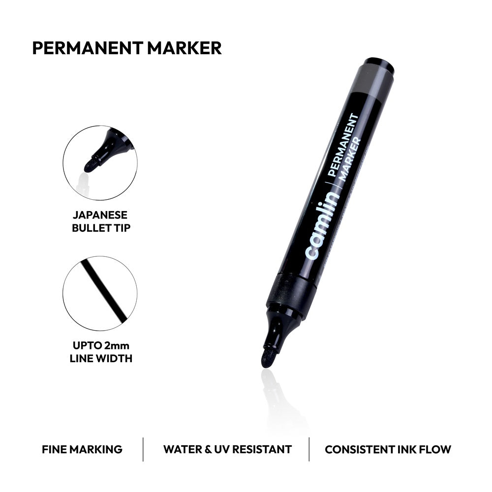 Camlin Marker Pen Black