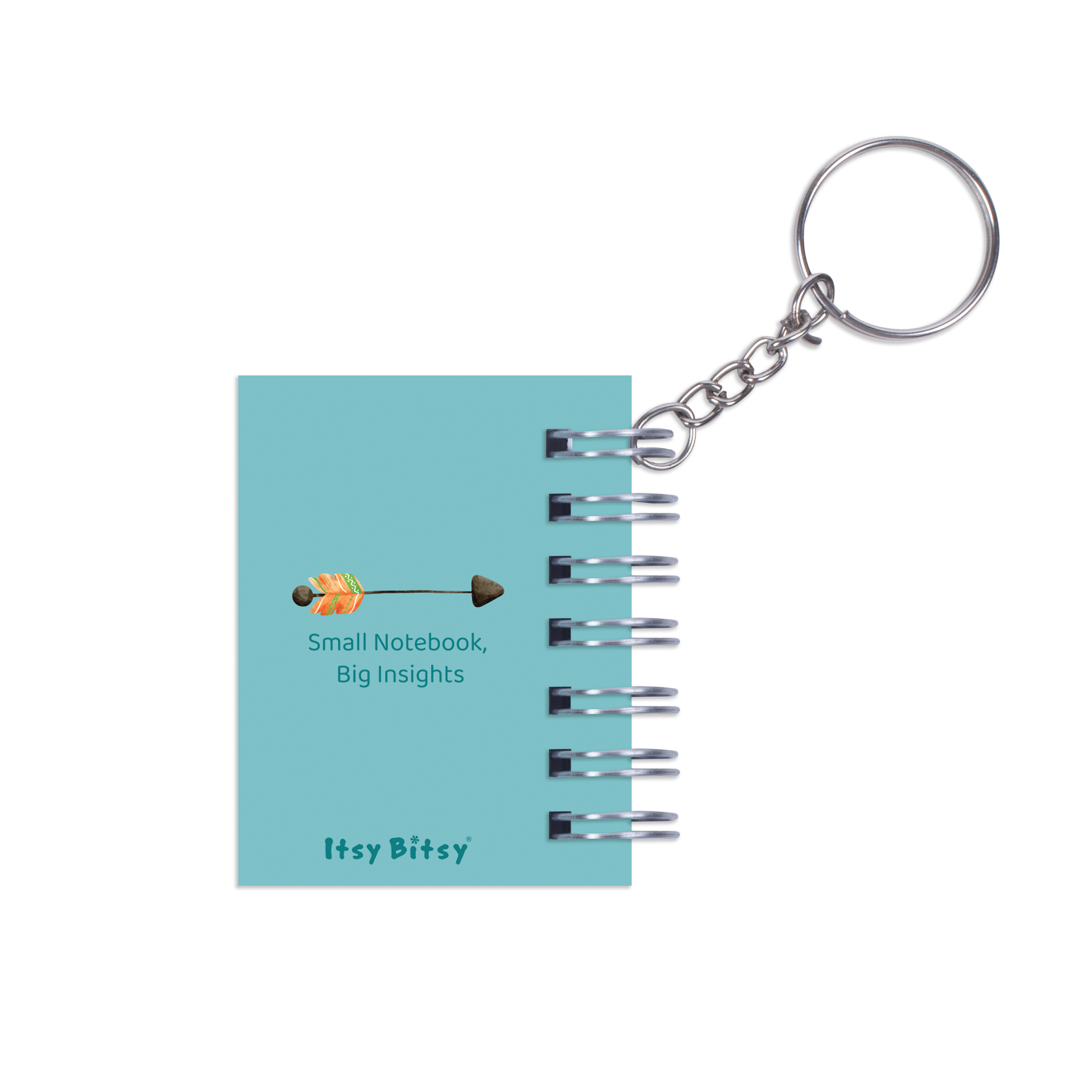 Keychain Notebook Be Brave L6.8 X W5.3cm 70gsm 80pages 1 Book