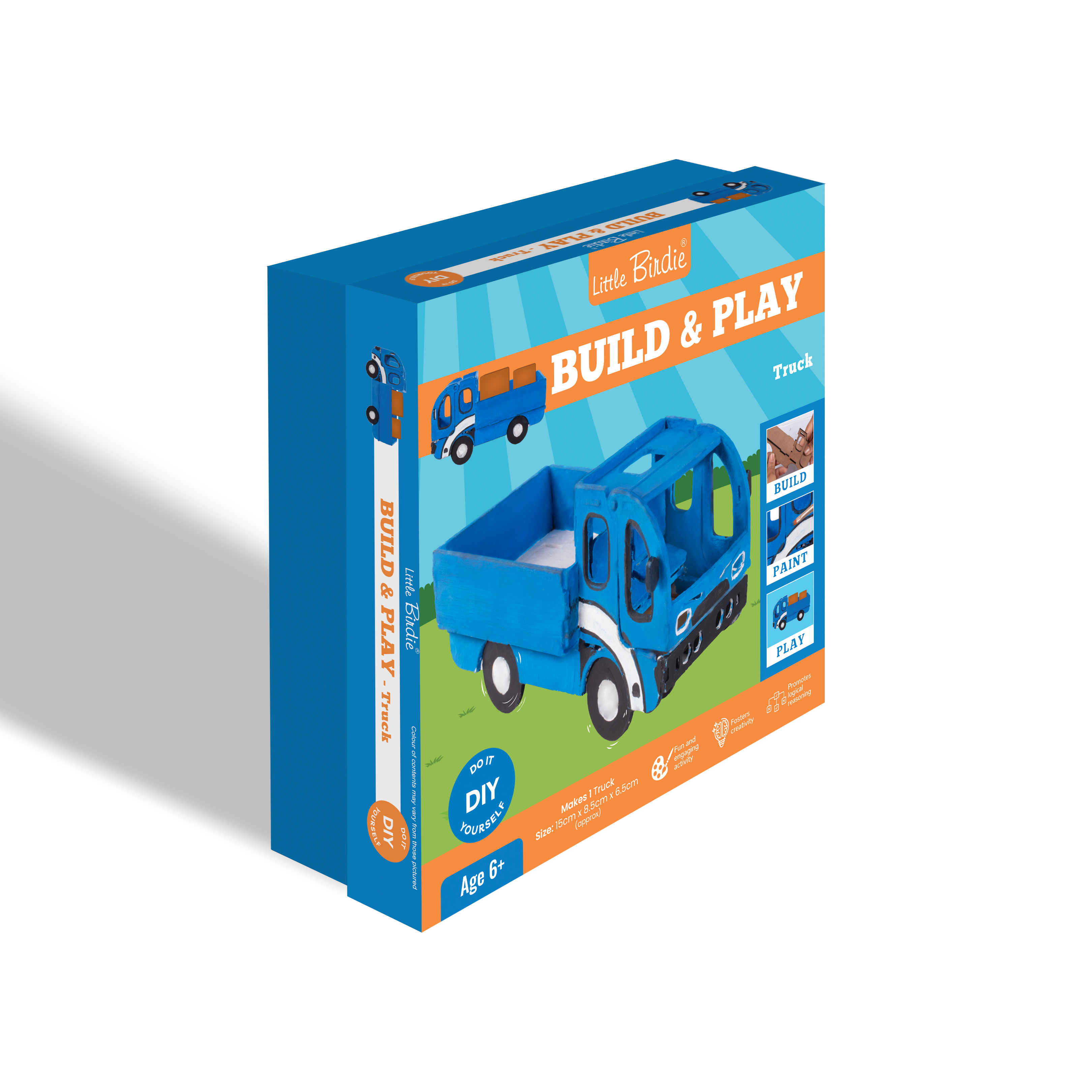 DIY Build and Paint Kit - Truck, 1 Box