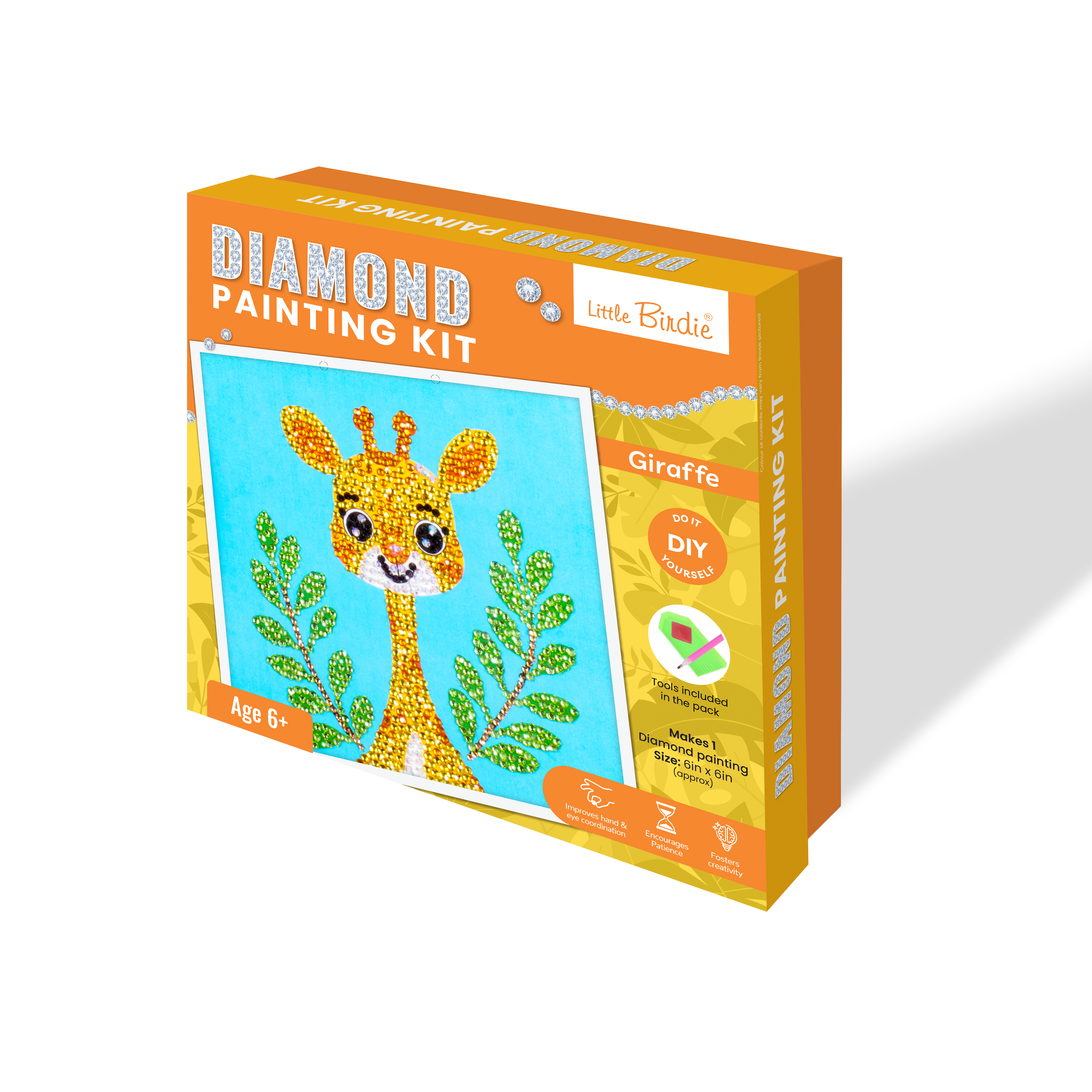 DIY Diamond Painting Kit - Giraffe, 1Box