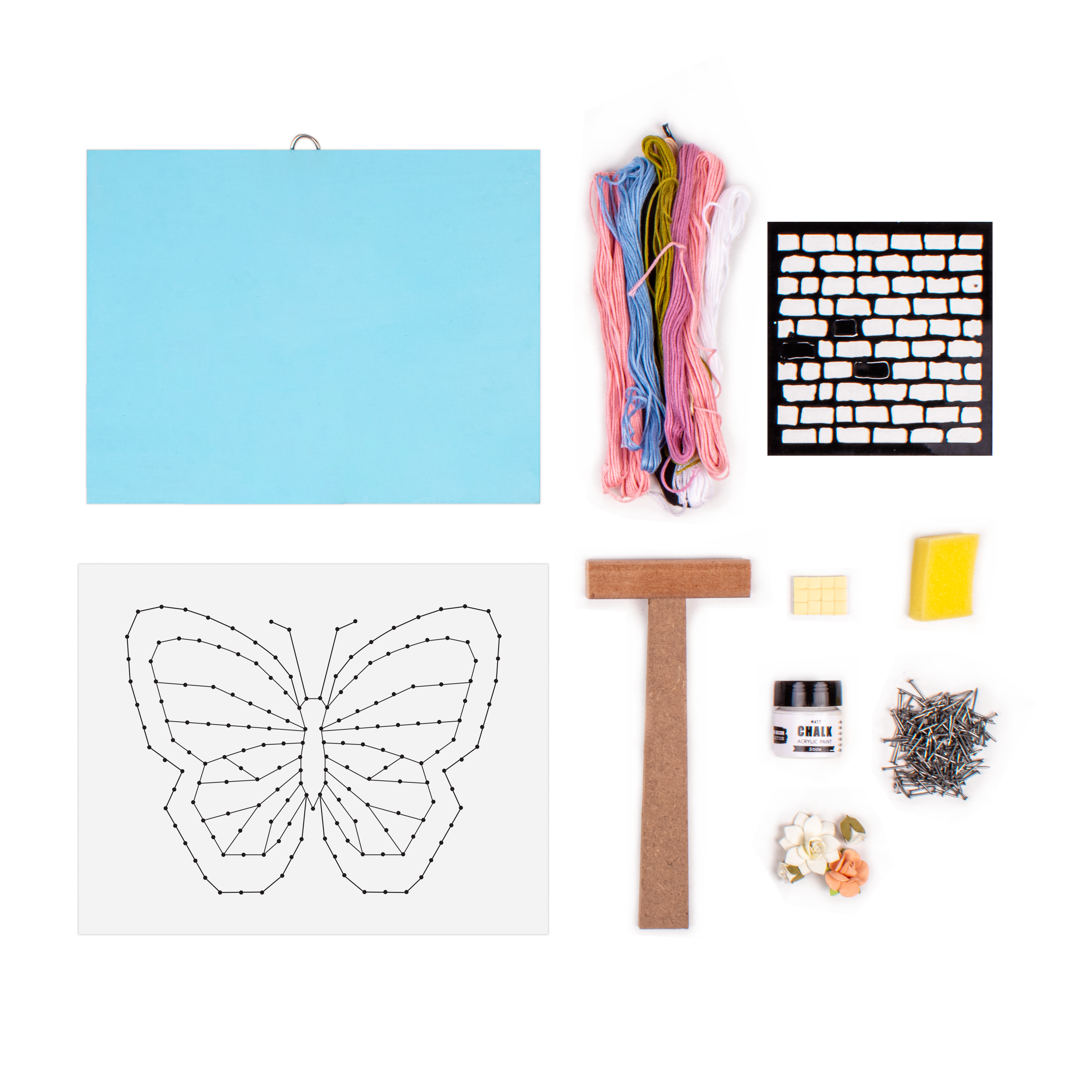 DIY String Art Kit - Butterfly, 1 Box