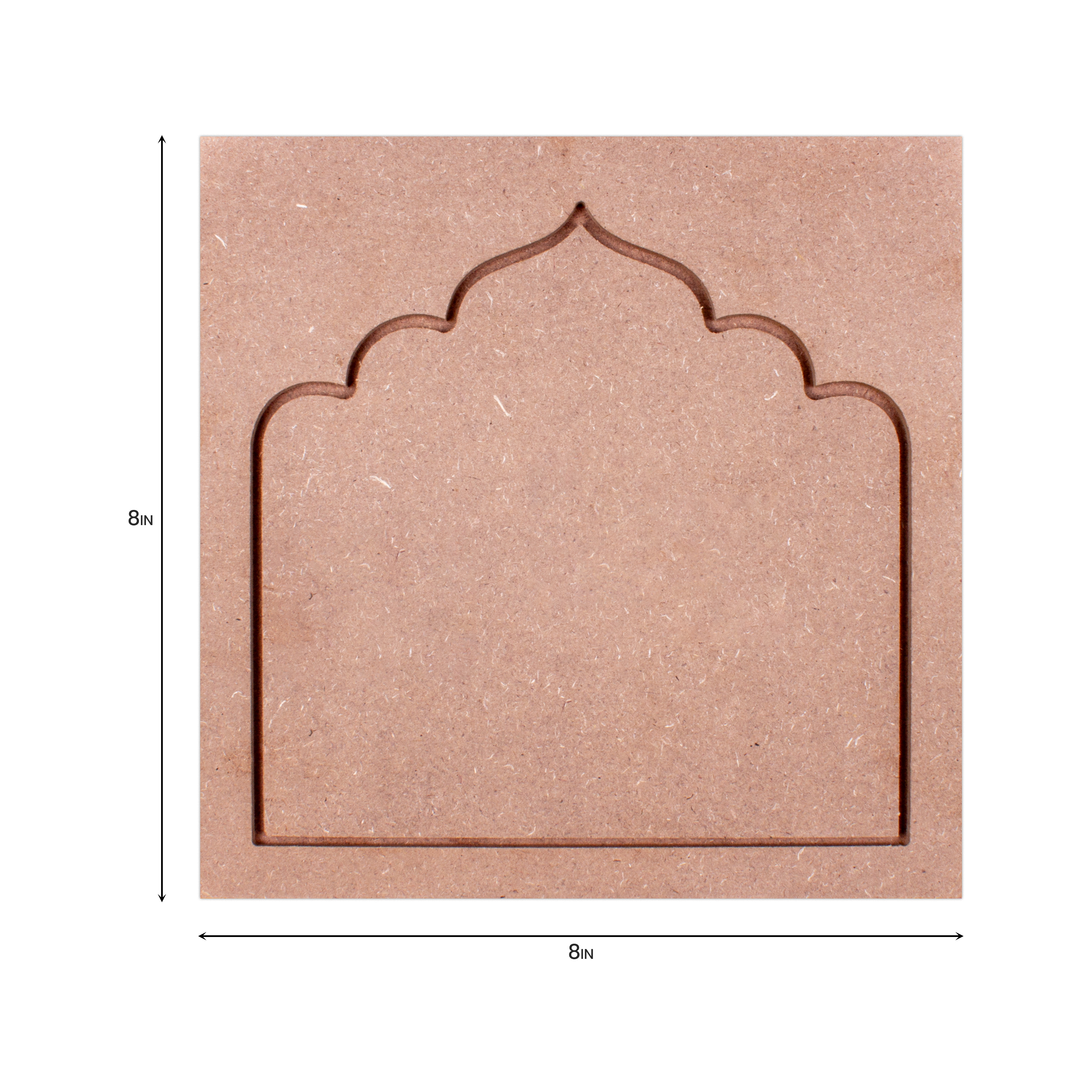 MDF Openable Jharokha Frame |  8 X 8inch (Approx) | 1pc