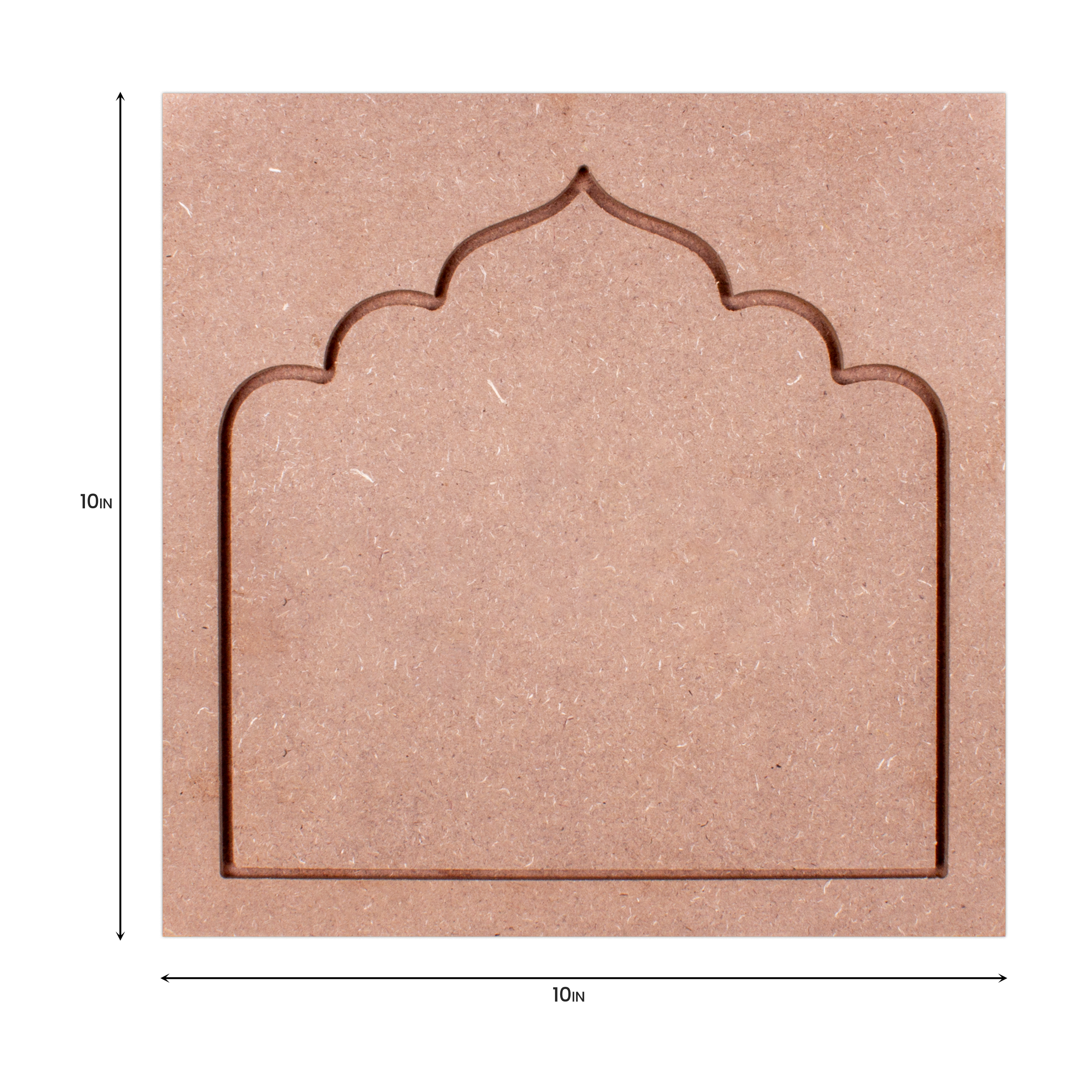 MDF Openable Jharokha Frame |  10 X 10inch (Approx) | 1pc