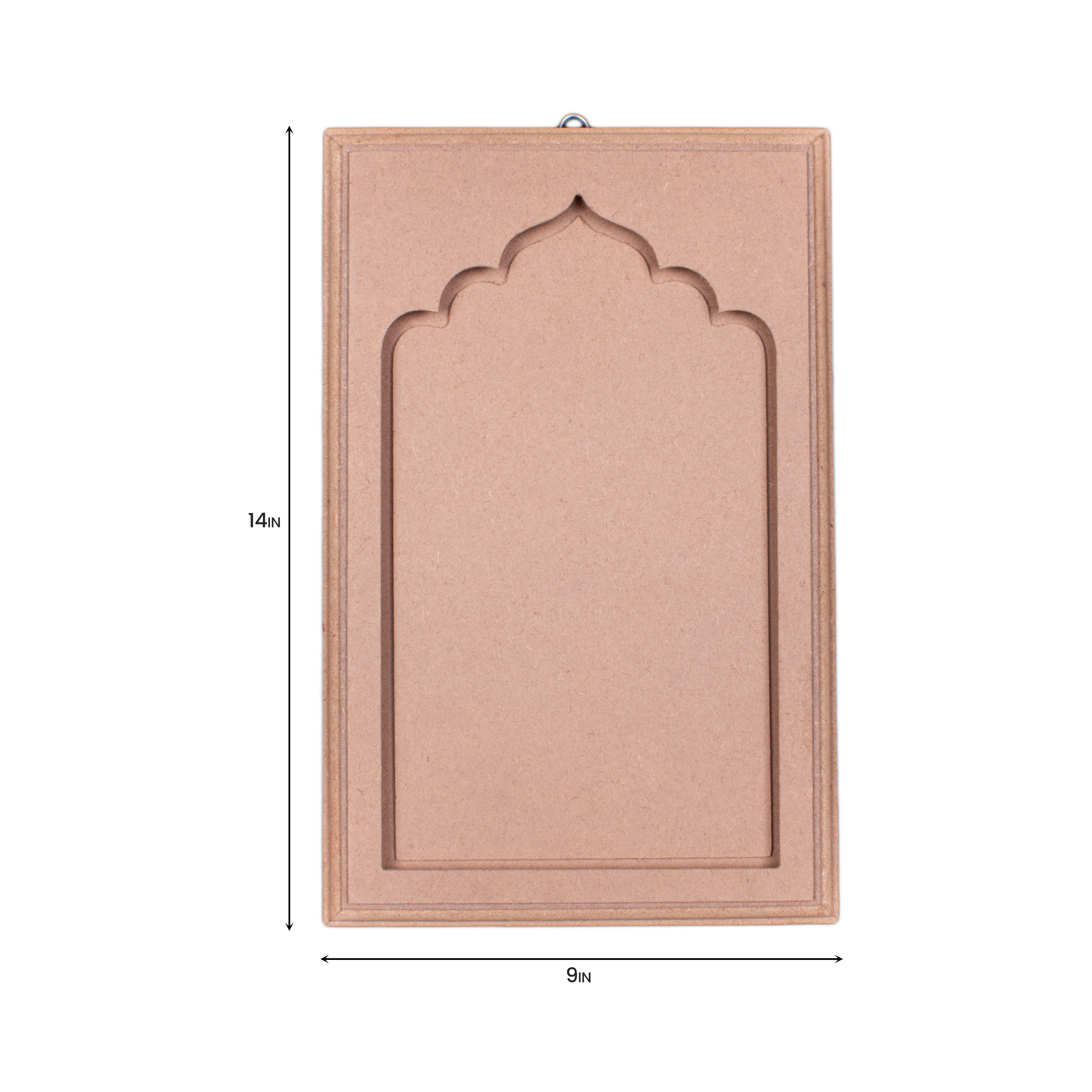 MDF Wall Hanging Jharokha Frame |  9 X 14inch (Approx) | 1pc