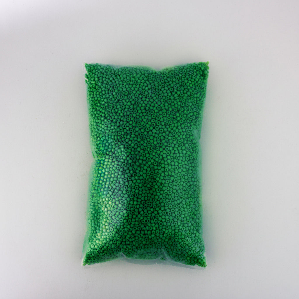 Beads Seed Glass 11/0 Opaque Green 1kg