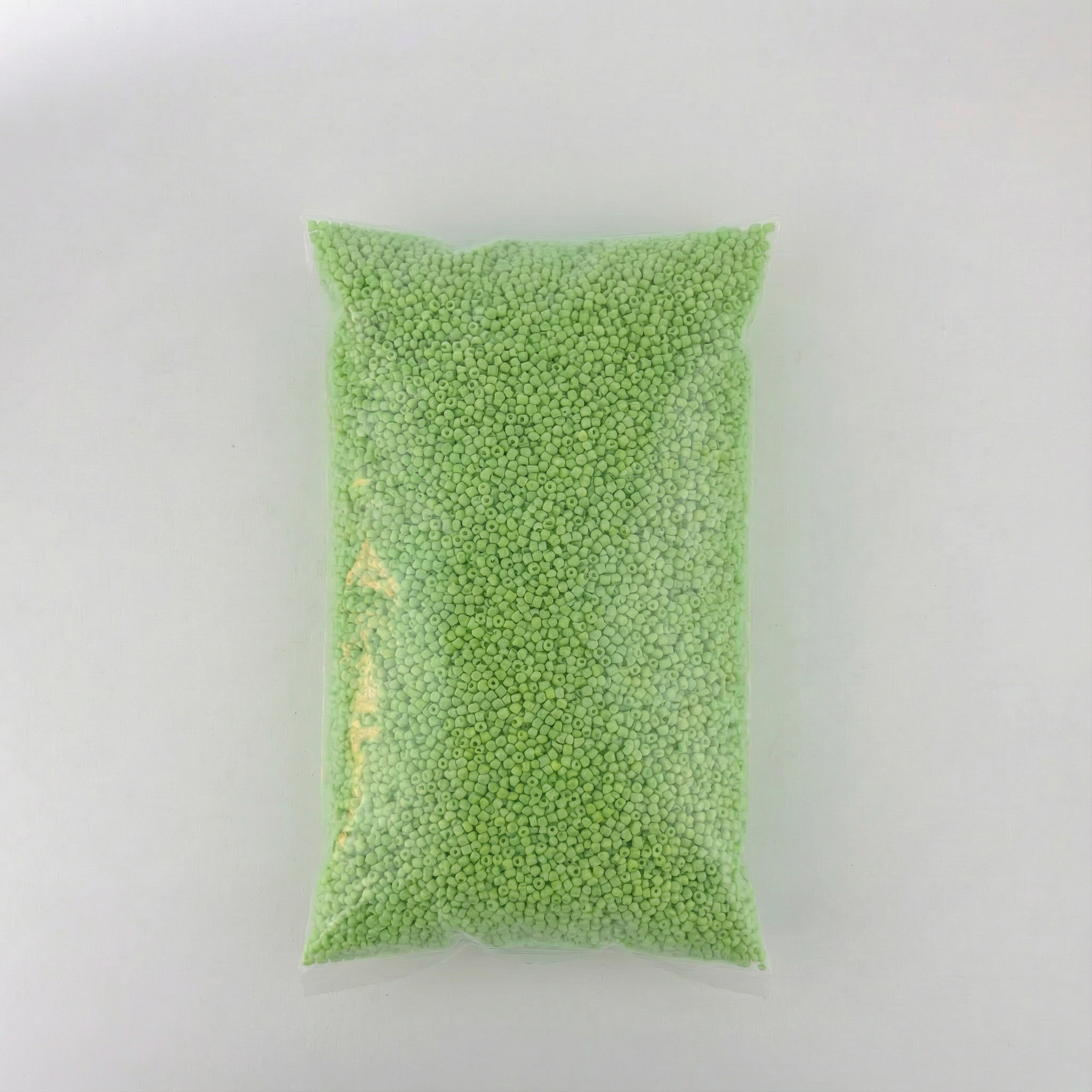 Beads Seed Glass 11/0 Opaque Parrot Green 1kg